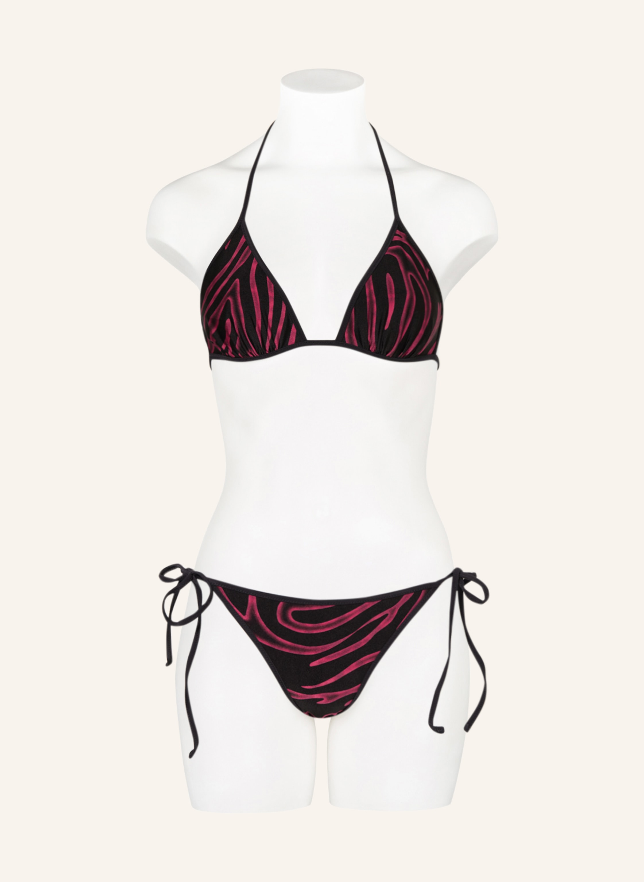 Thumbnail - Versace Triangel-Bikini-Top Zum Wenden pink