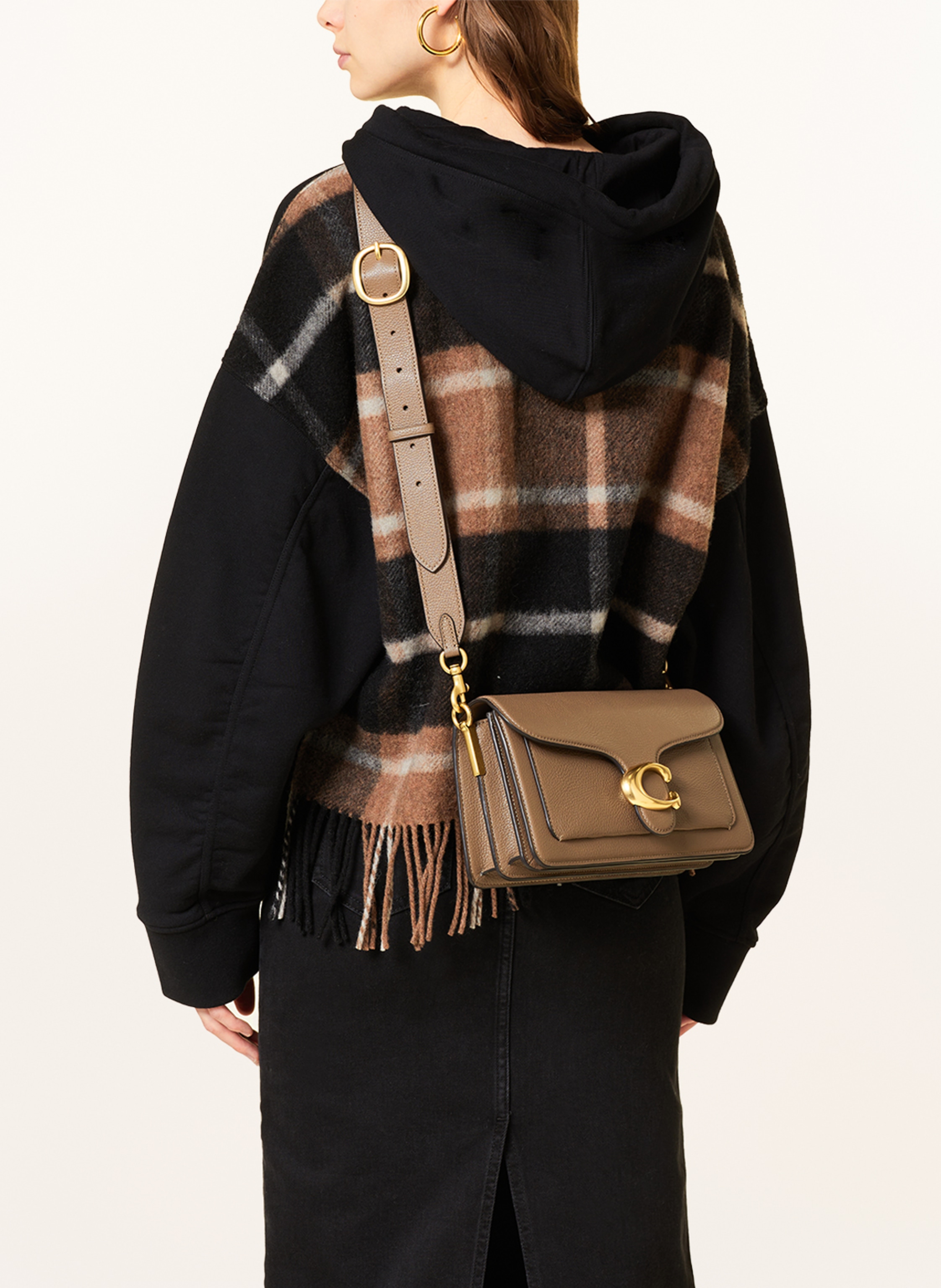 Thumbnail - Coach Umhängetasche Tabby 26 beige