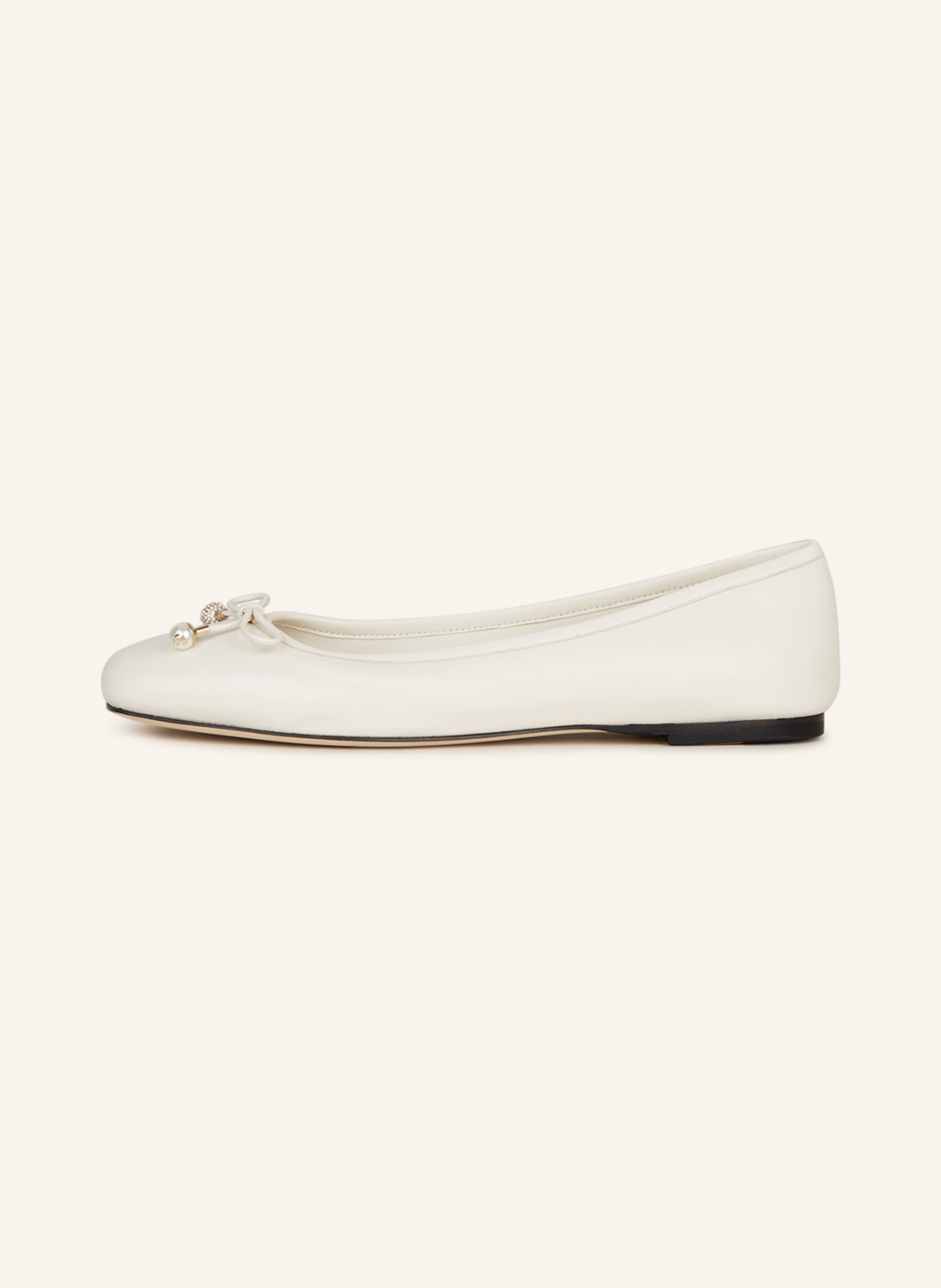 Thumbnail - Jimmy Choo Ballerinas Elme Flat weiss