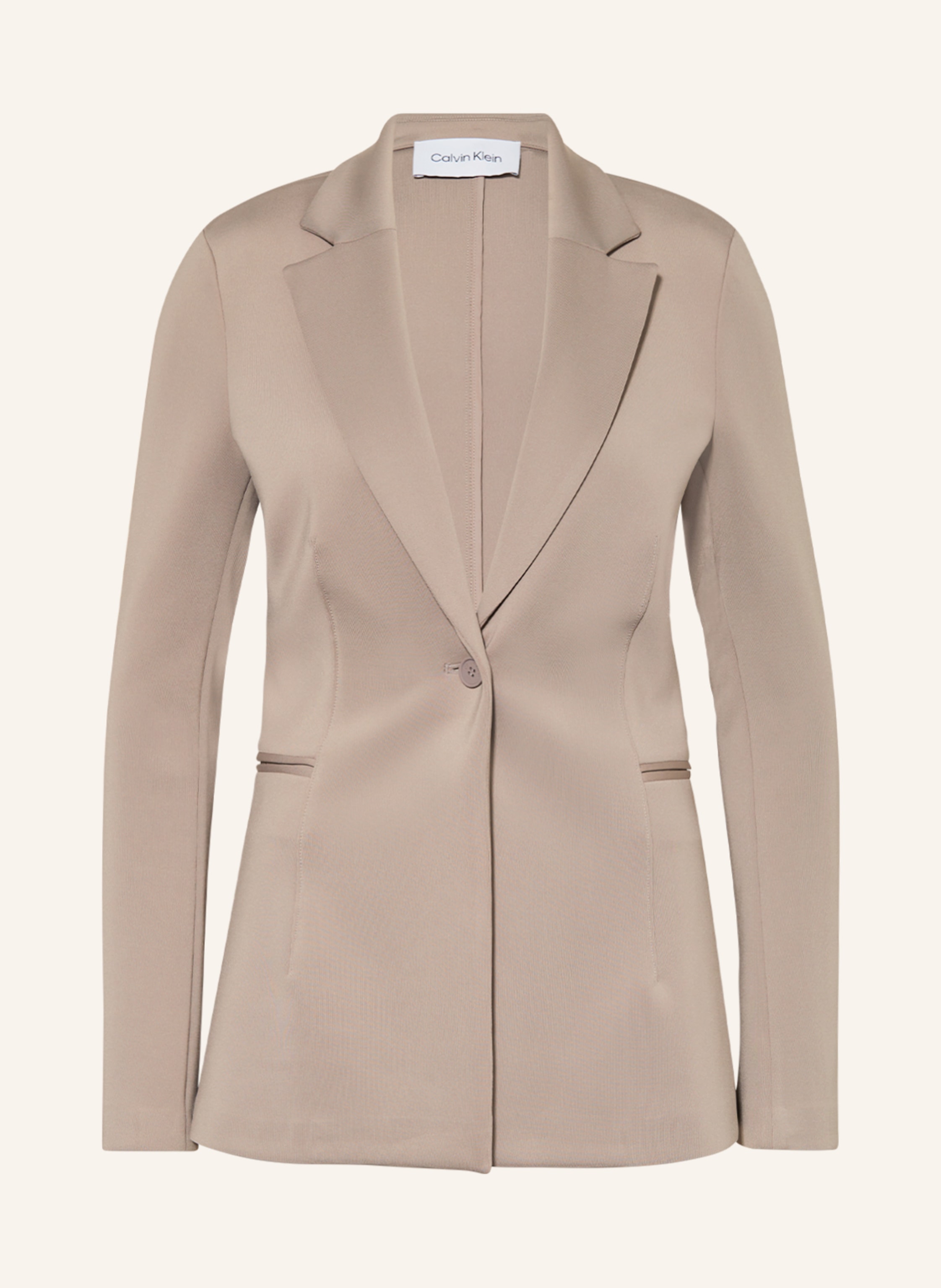 Calvin klein long discount blazer