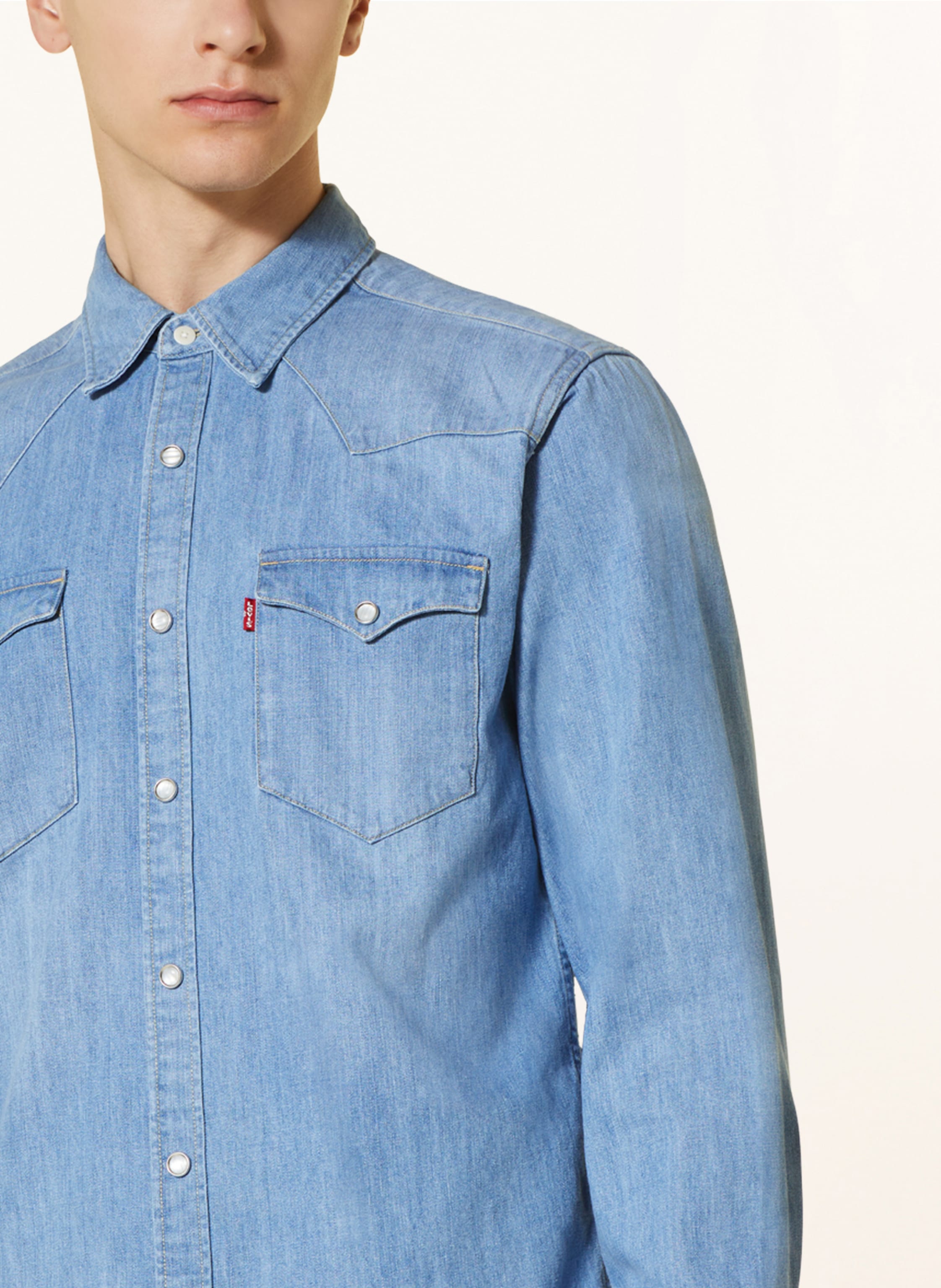 Thumbnail - Levi's® Jeanshemd Standard Fit blau