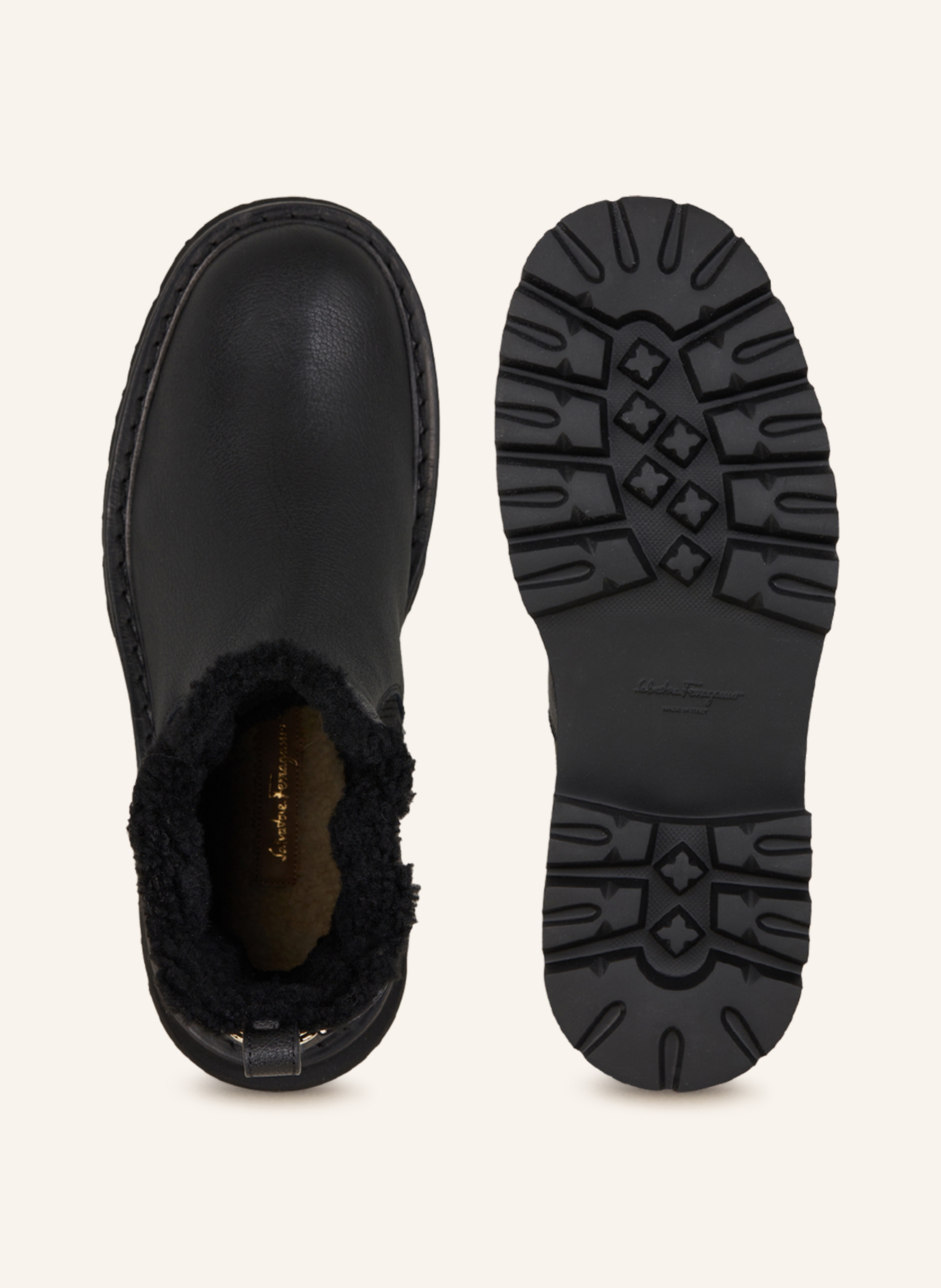 Thumbnail - Ferragamo Chelsea-Boots Oderico schwarz