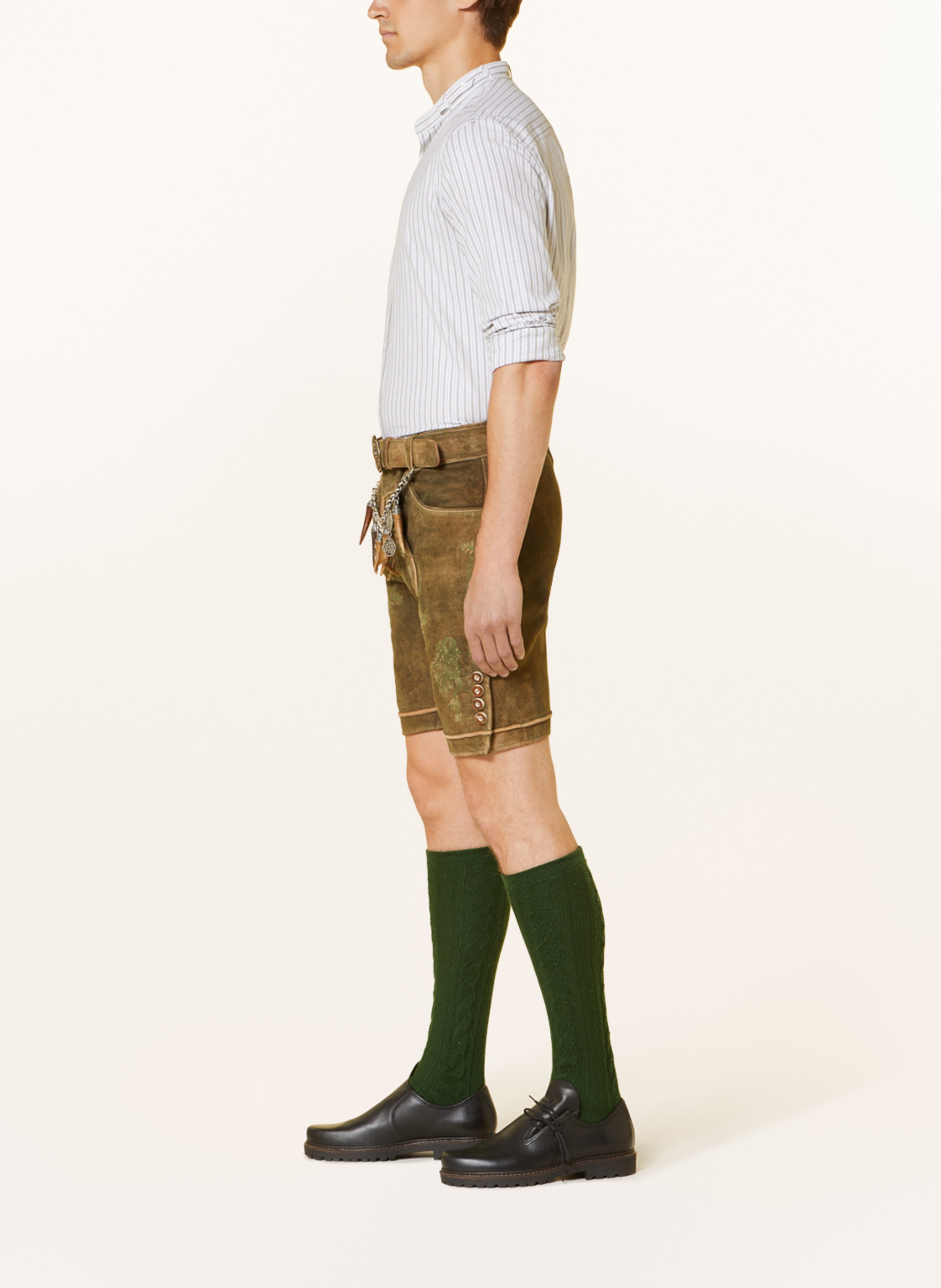 Thumbnail - Hirscher Trachten-Lederhose Bad Ischl braun