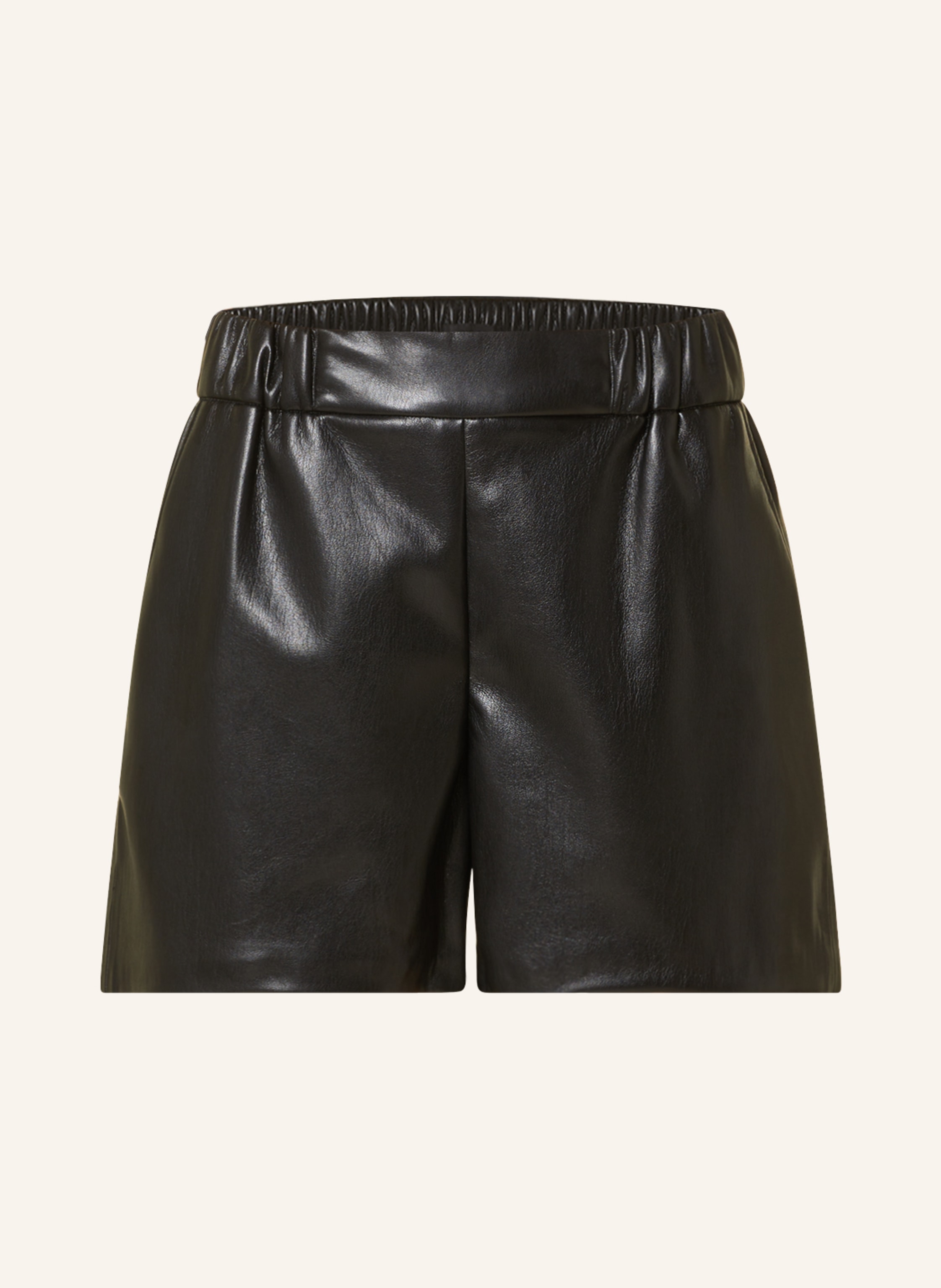 ANINE BING Shorts KOA in leather look in black | Breuninger