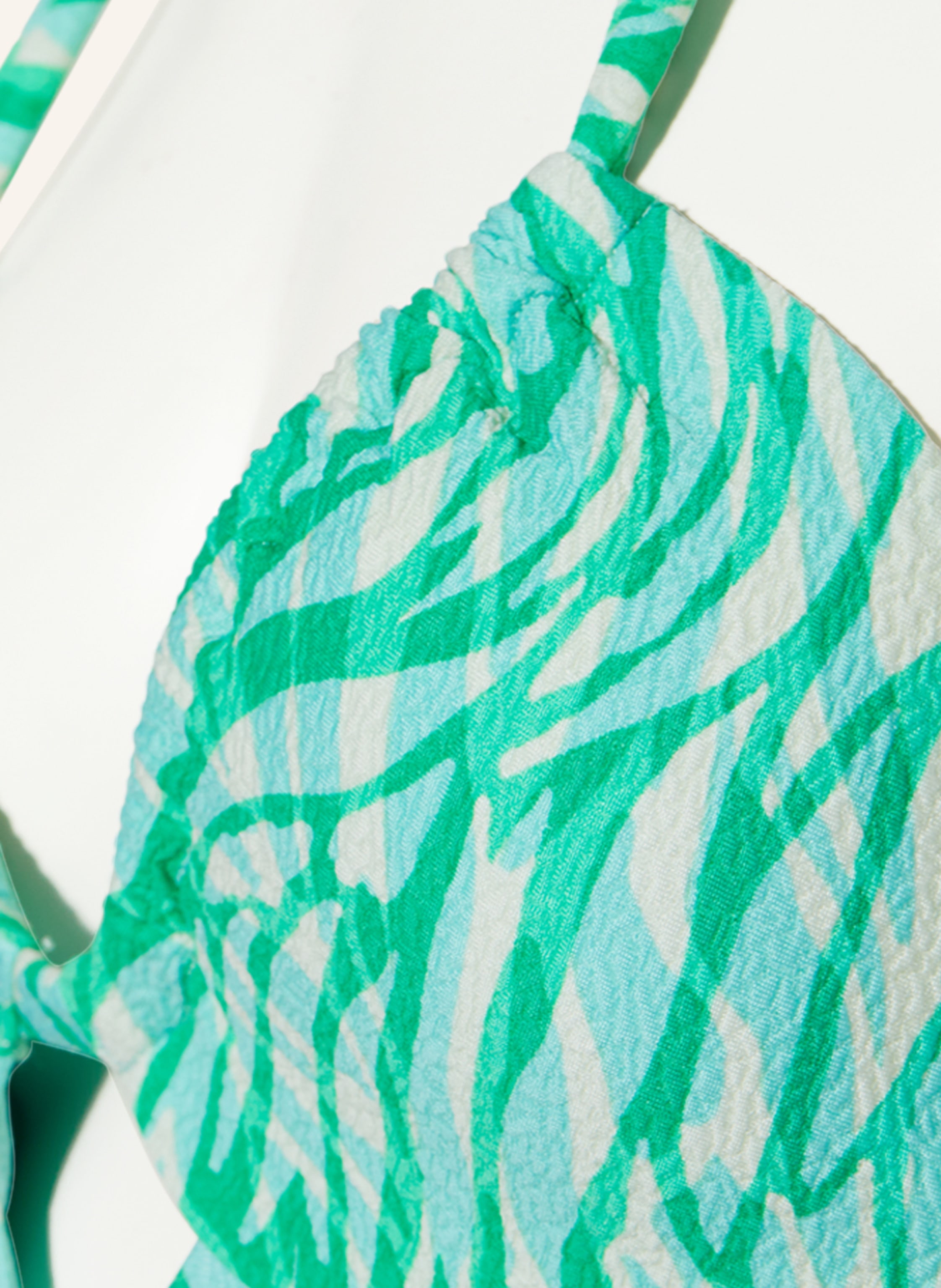 Thumbnail - Seafolly Neckholder-Badeanzug Animal Instinct gruen