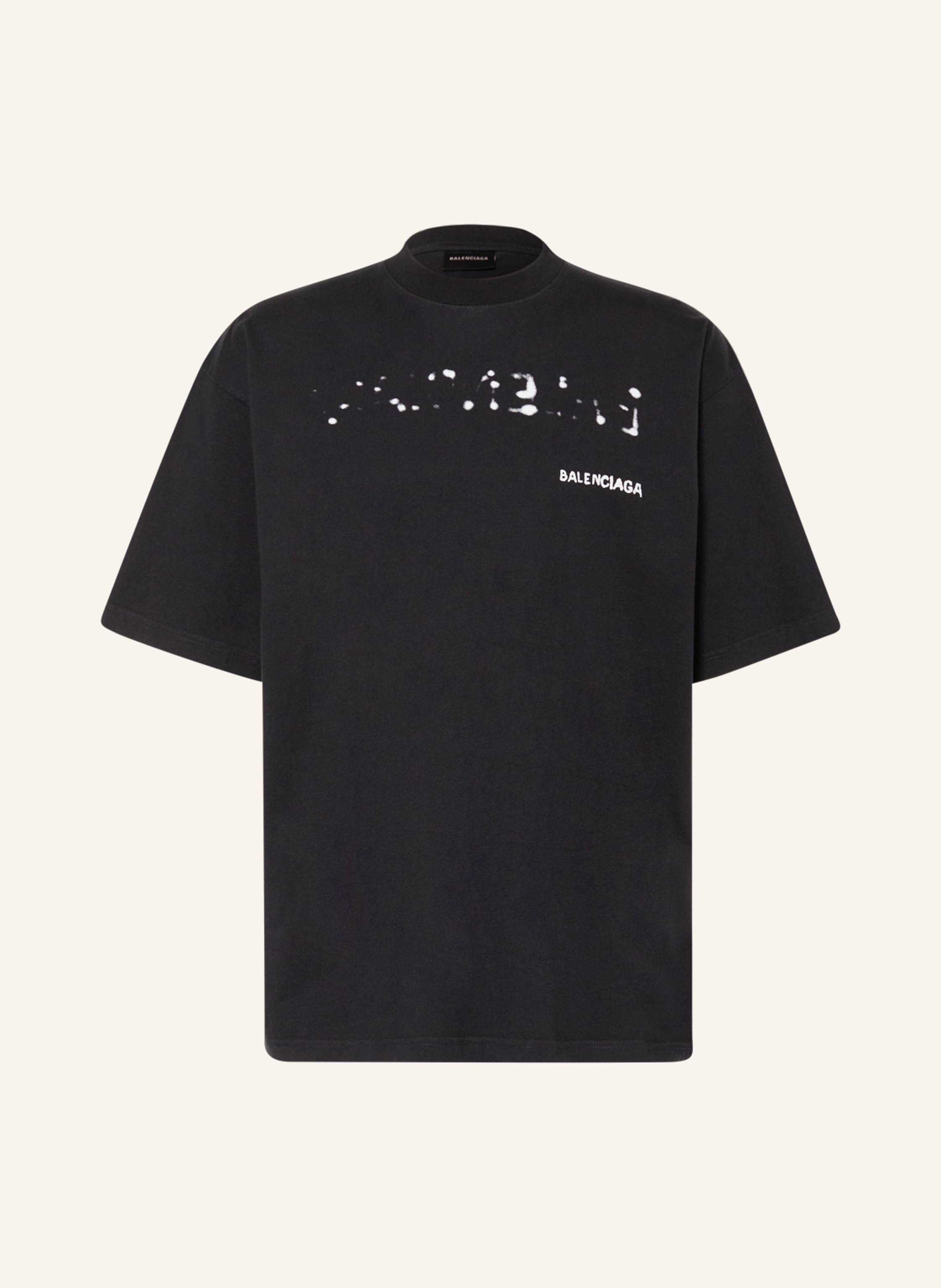 Black and white balenciaga shirt clearance
