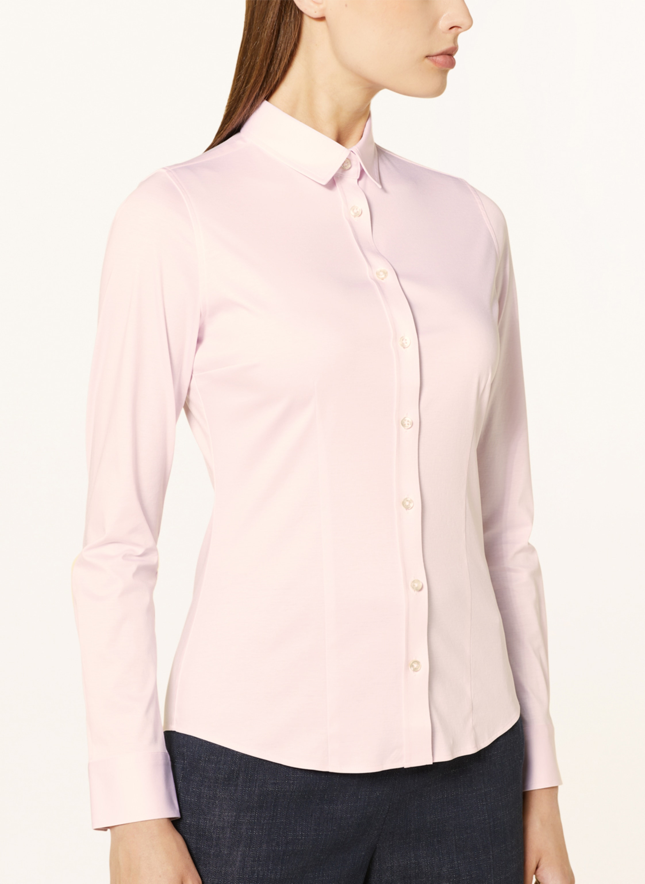 Thumbnail - Soluzione Hemdbluse Aus Jersey rosa