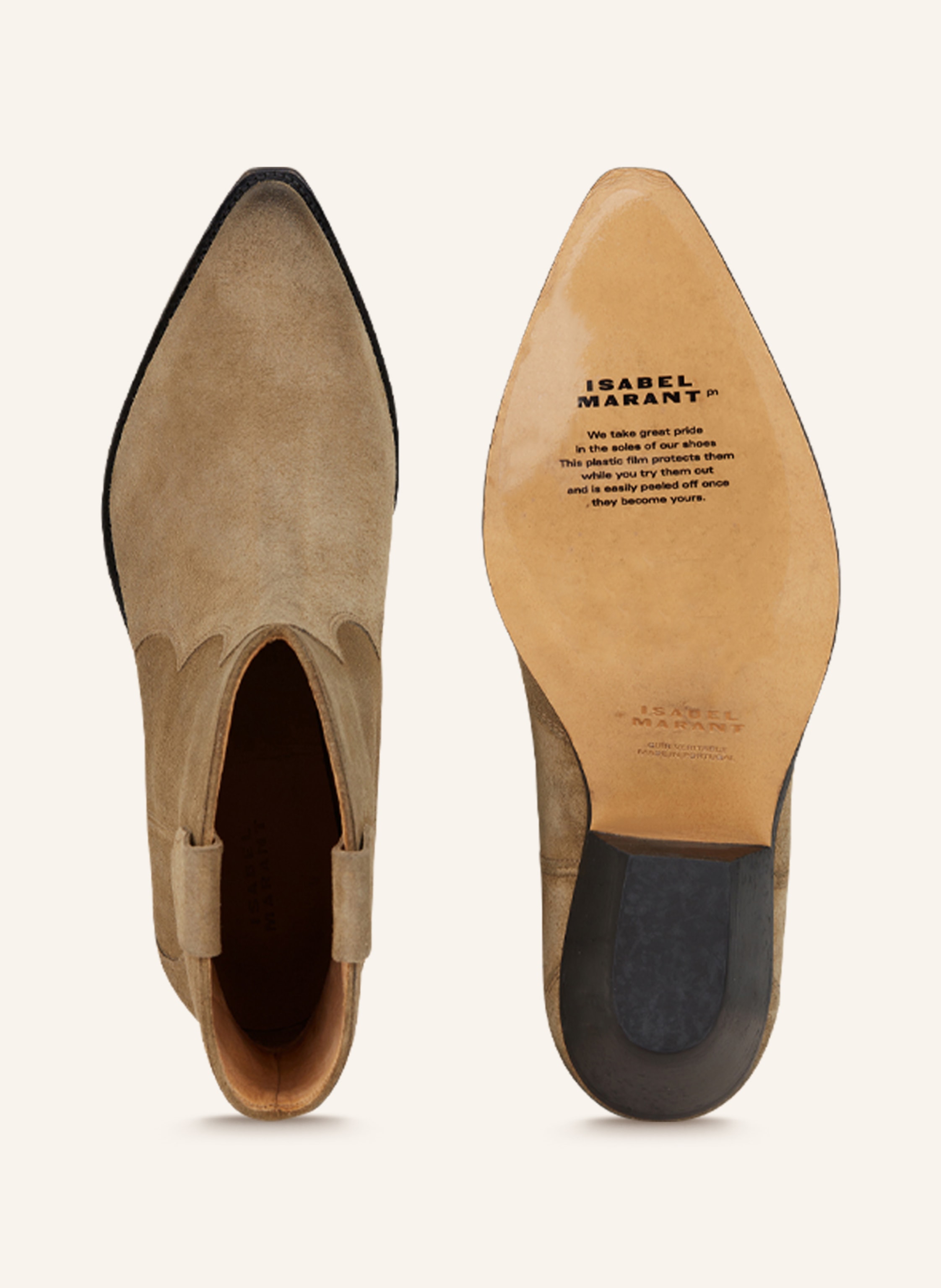 Thumbnail - Isabel Marant Cowboy Boots Dewina grau