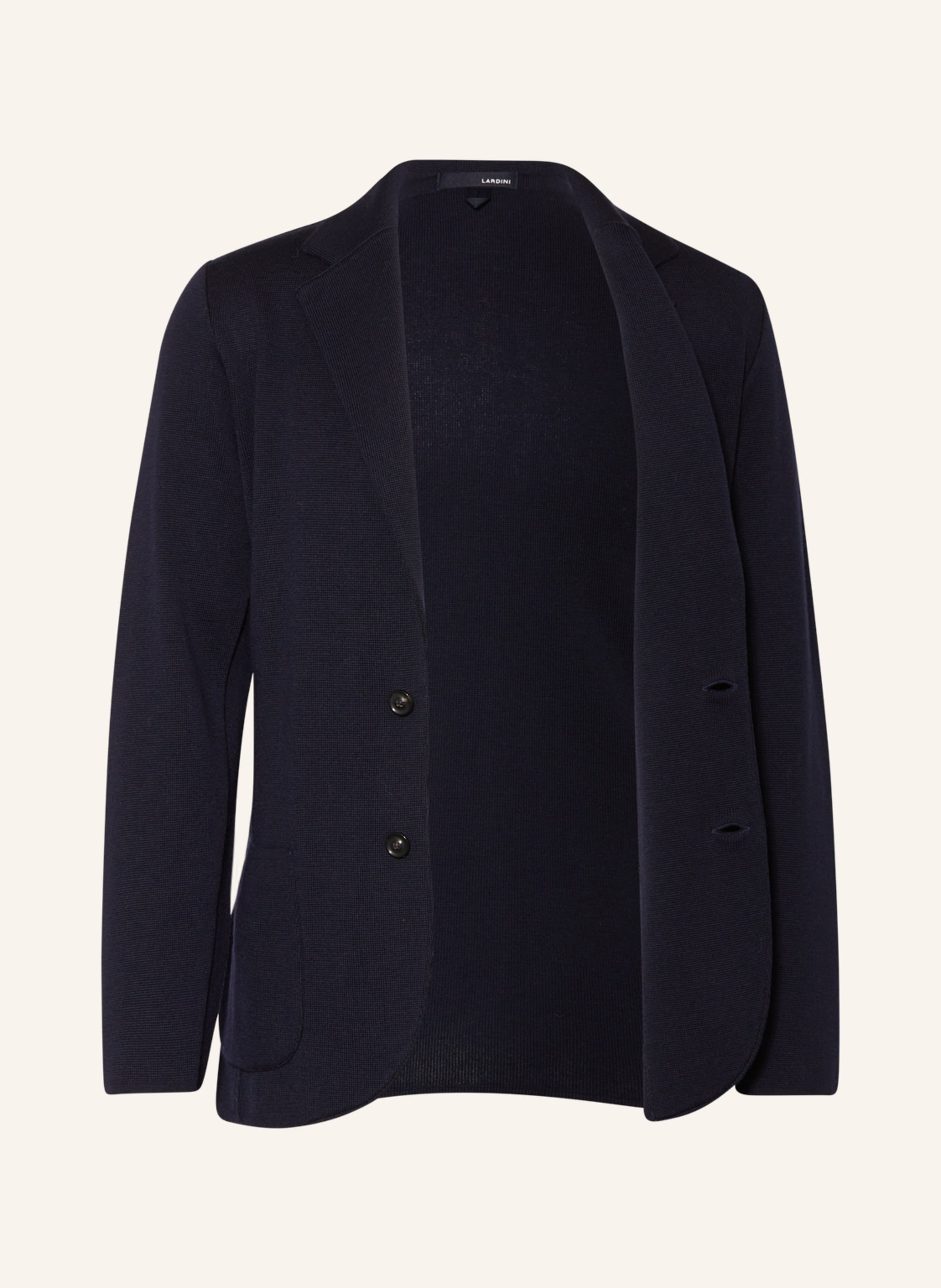 Thumbnail - Lardini Stricksakko Extra Slim Fit blau