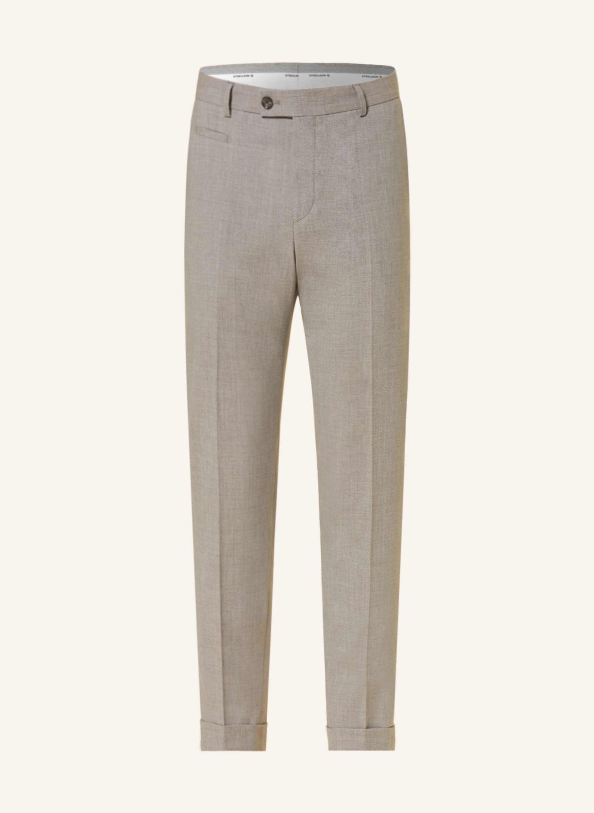 Relaxed Fit Tapered Cotton Suit Pants  GANT