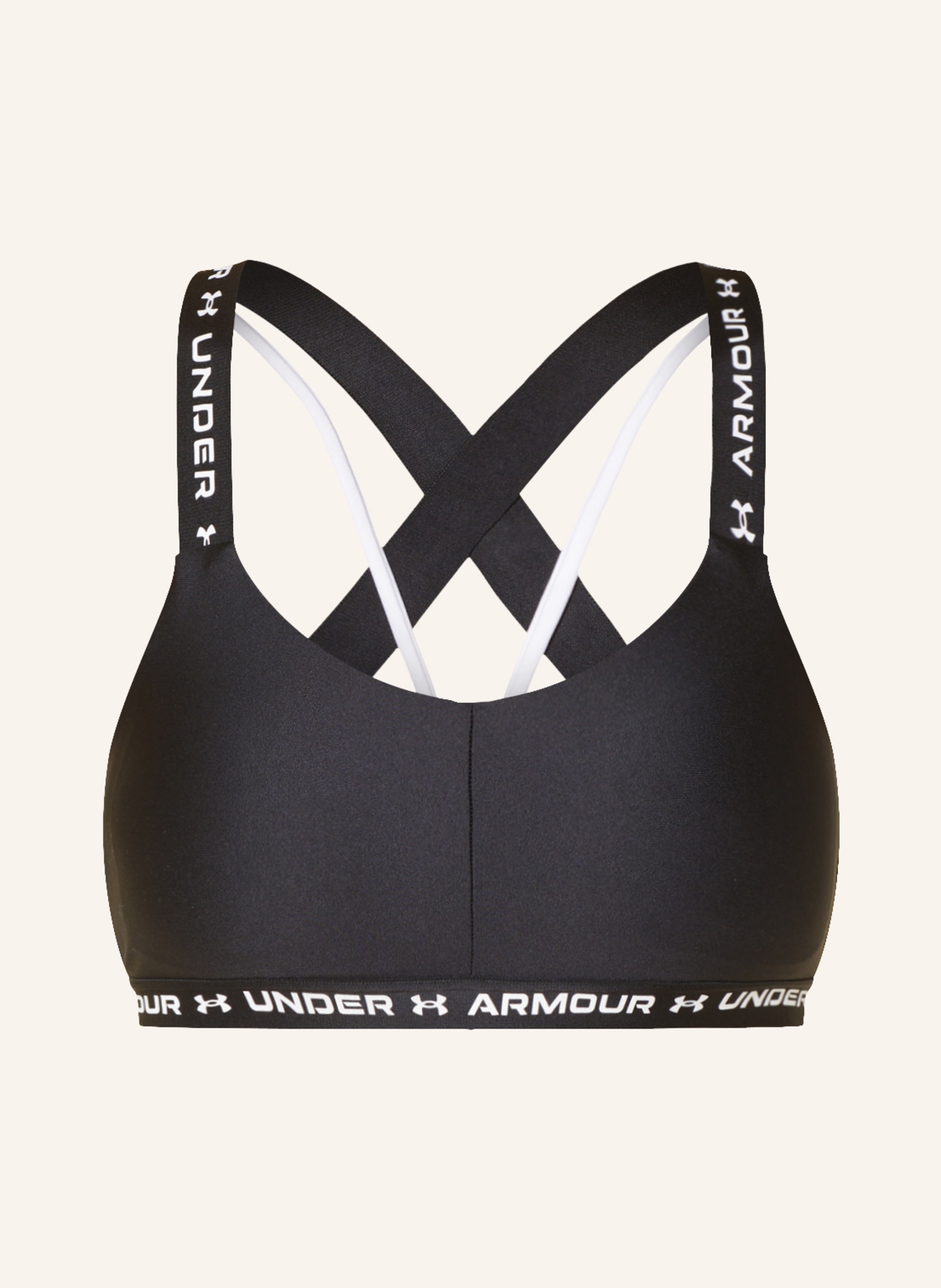 Under Armour Armour Crossback Low Impact Sports Bra Dusty Pink, £6.00