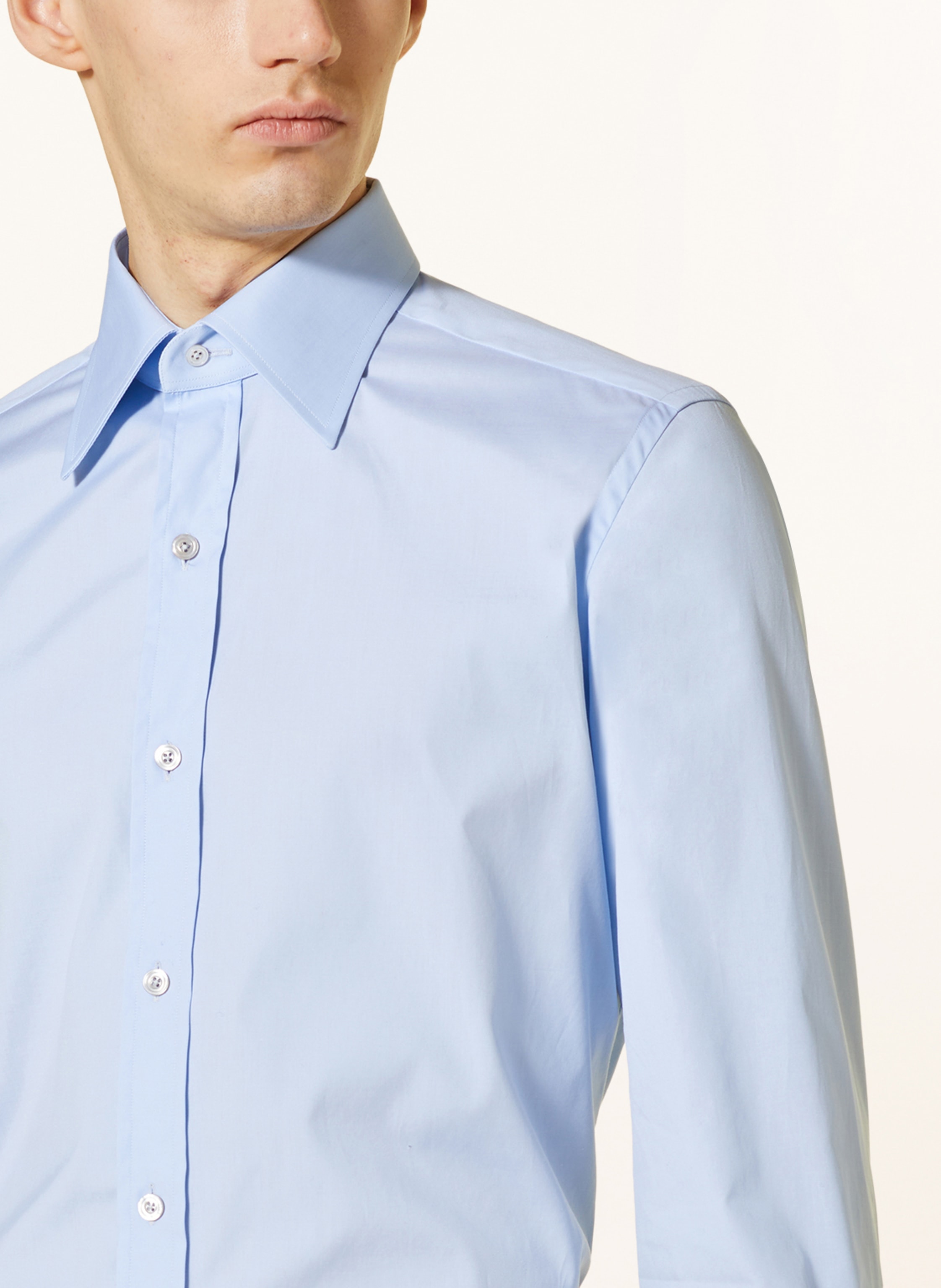 Thumbnail - Tom Ford Hemd Slim Fit blau