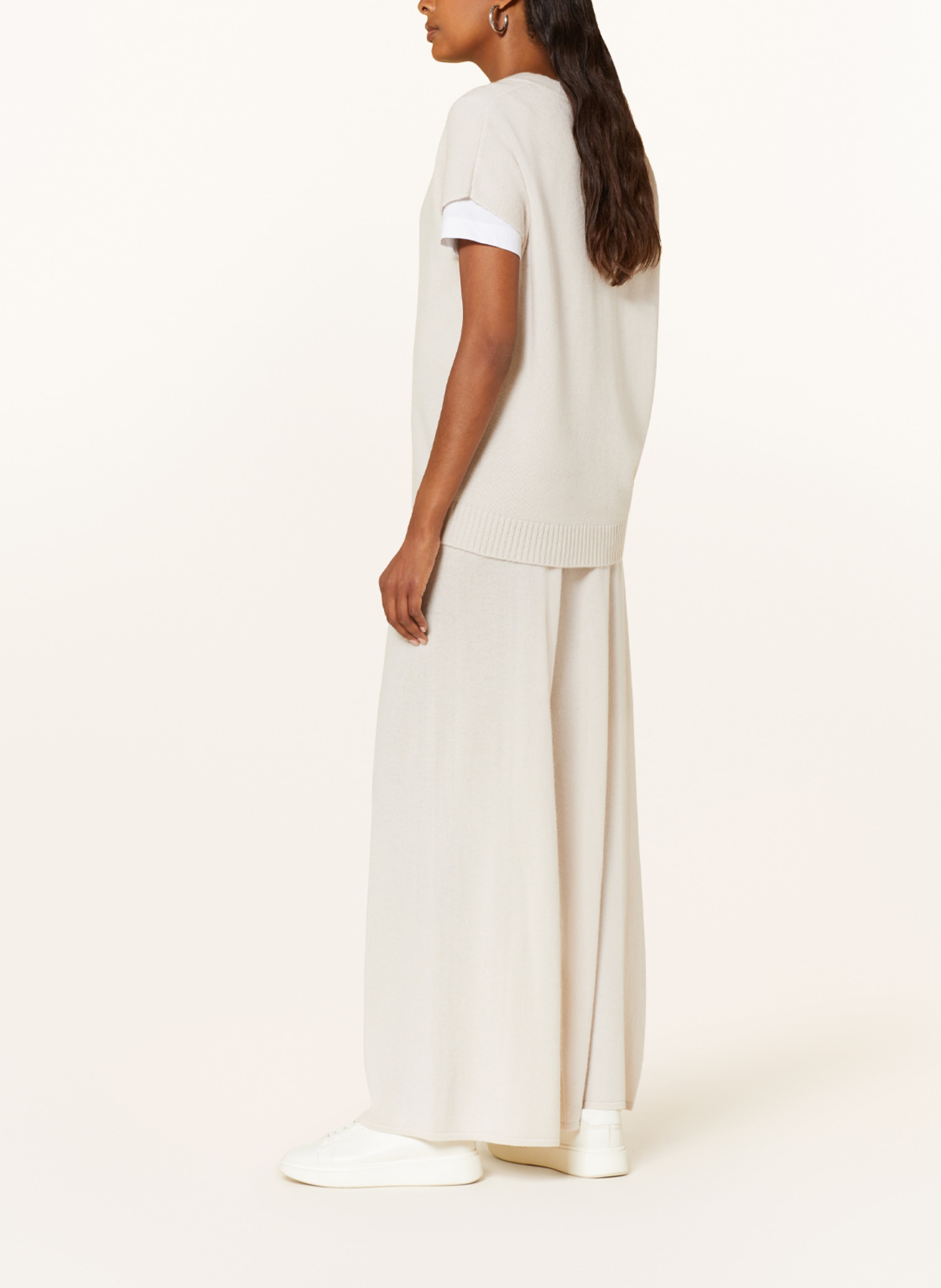 Thumbnail - Lilienfels Strickhose Mit Cashmere weiss