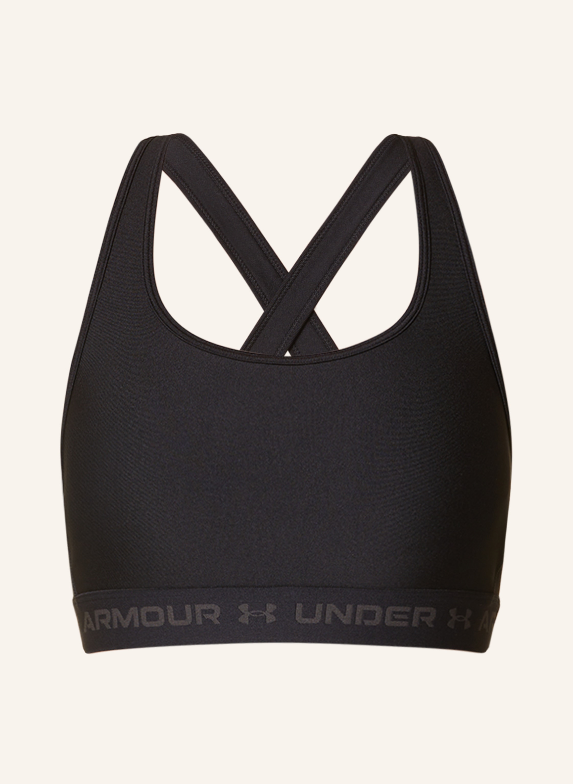 UNDER ARMOUR Sports bra CROSSBACK in black