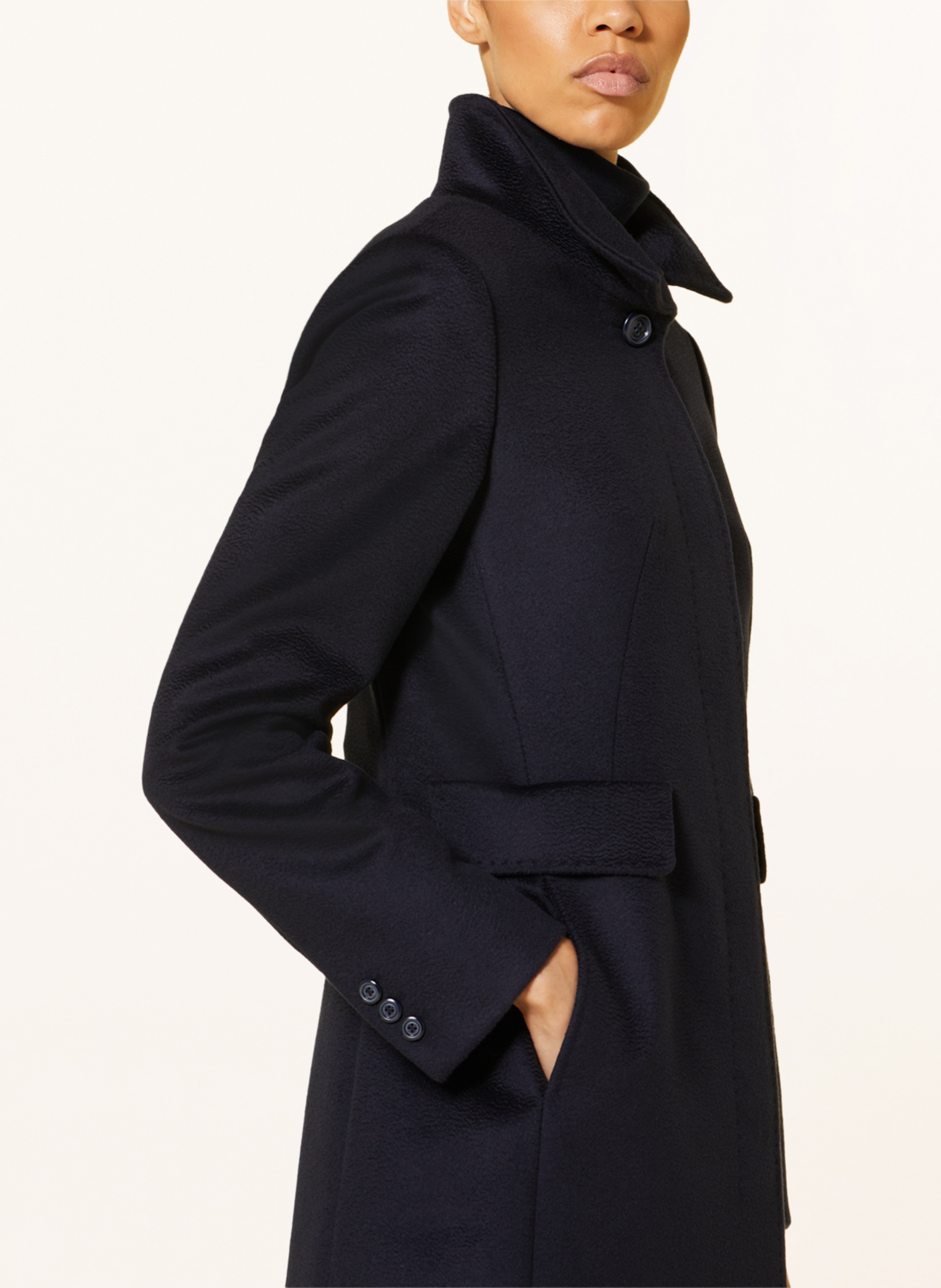 Thumbnail - Max Mara Studio Wollmantel Agnese blau