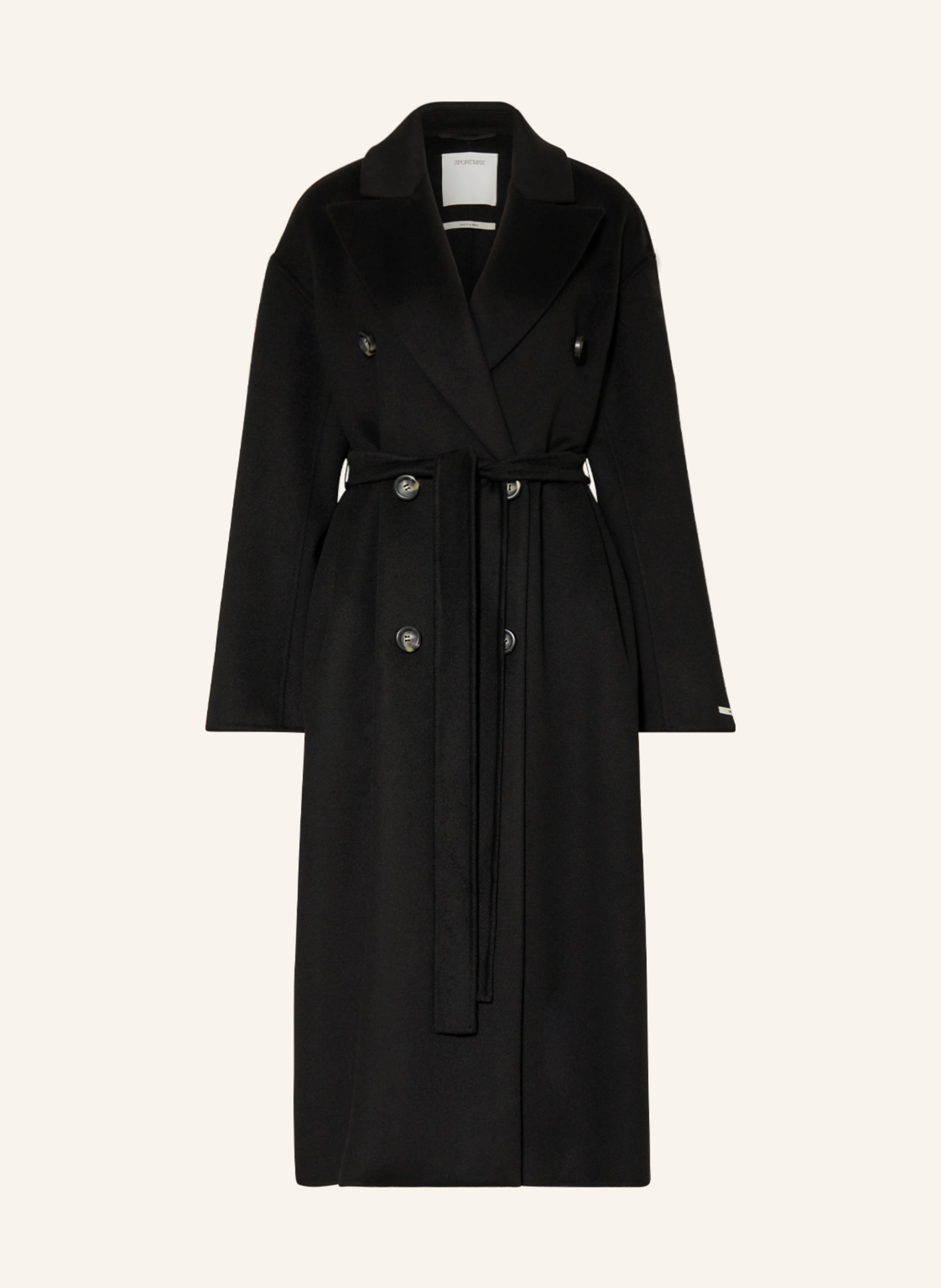 Sportmax double-breasted wool coat - Neutrals