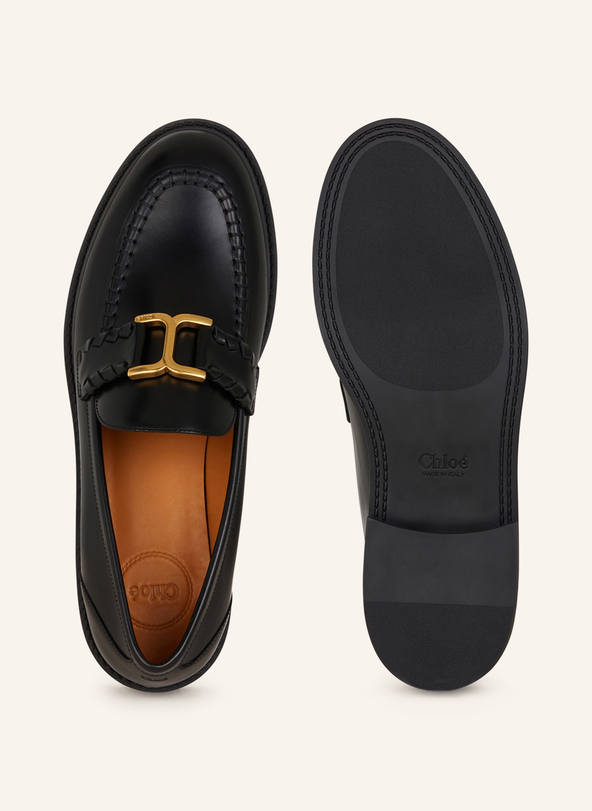 Thumbnail - Chloé Loafer Marcie schwarz