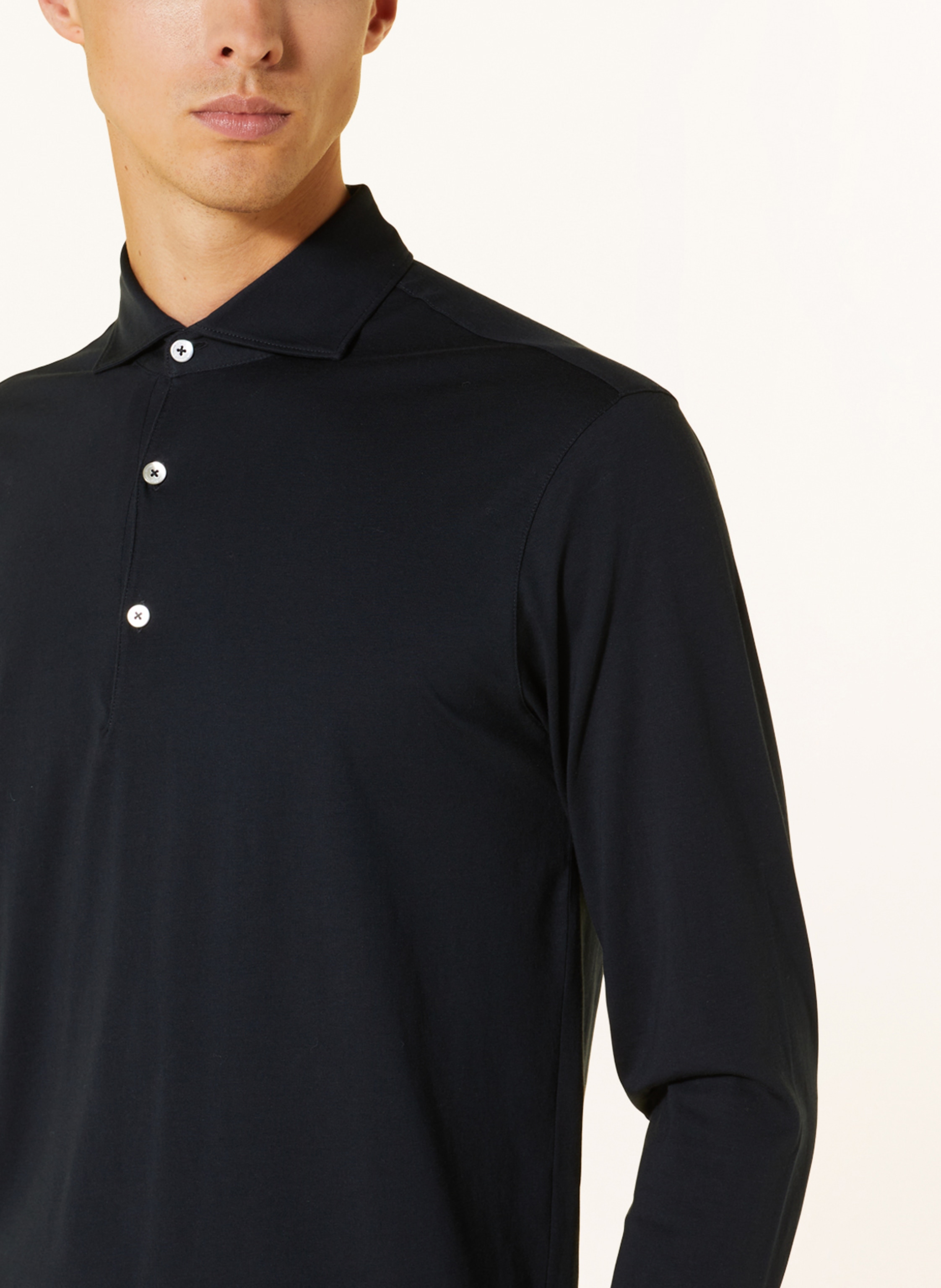 Thumbnail - Stefan Brandt Jersey-Poloshirt blau