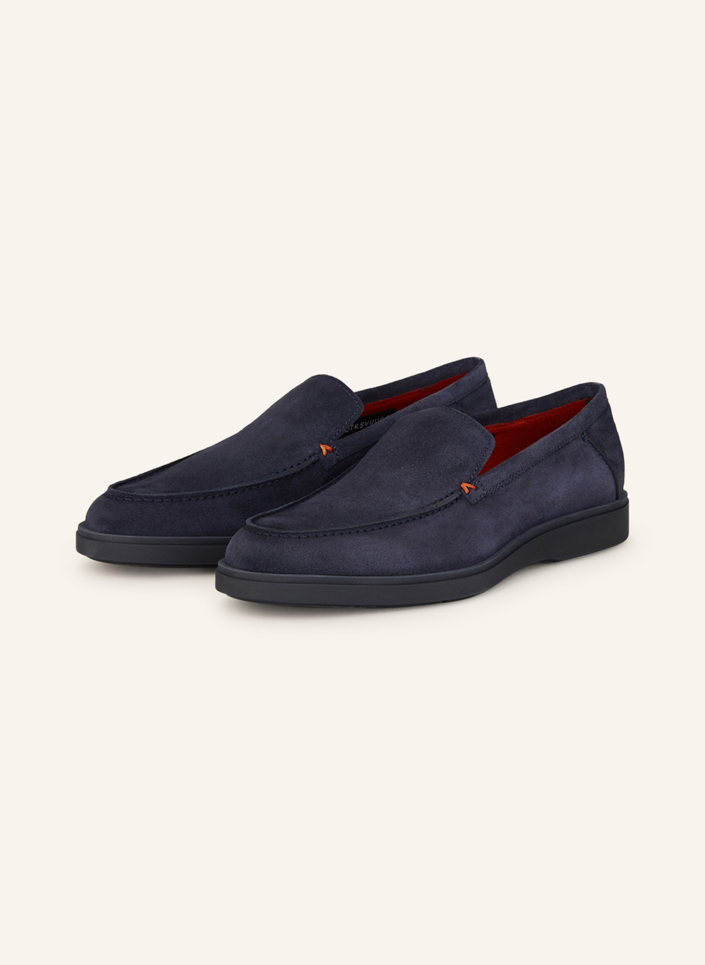 Santoni Loafer in dunkelblau