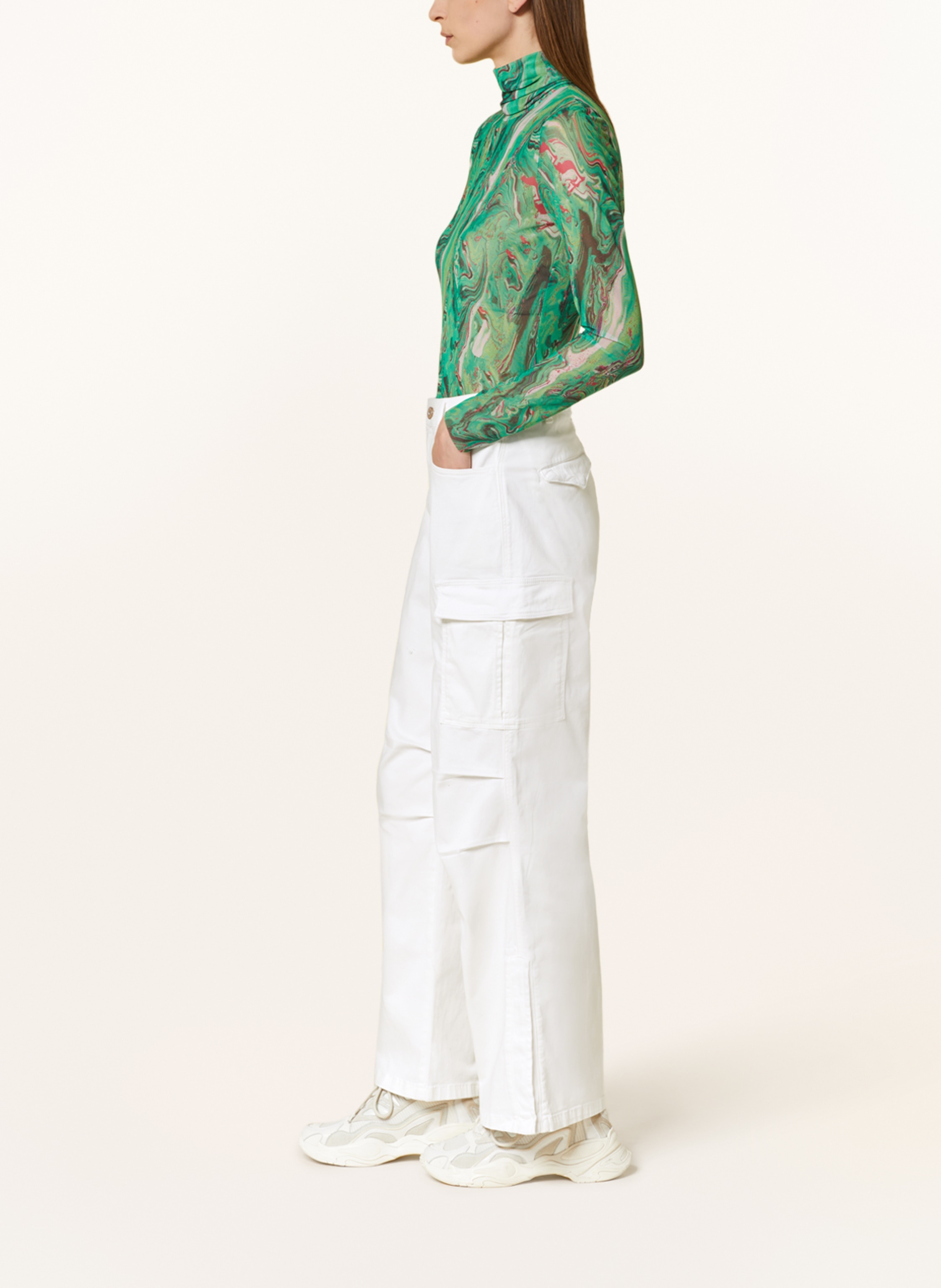Thumbnail - Ag Jeans Cargohose Papermoon weiss