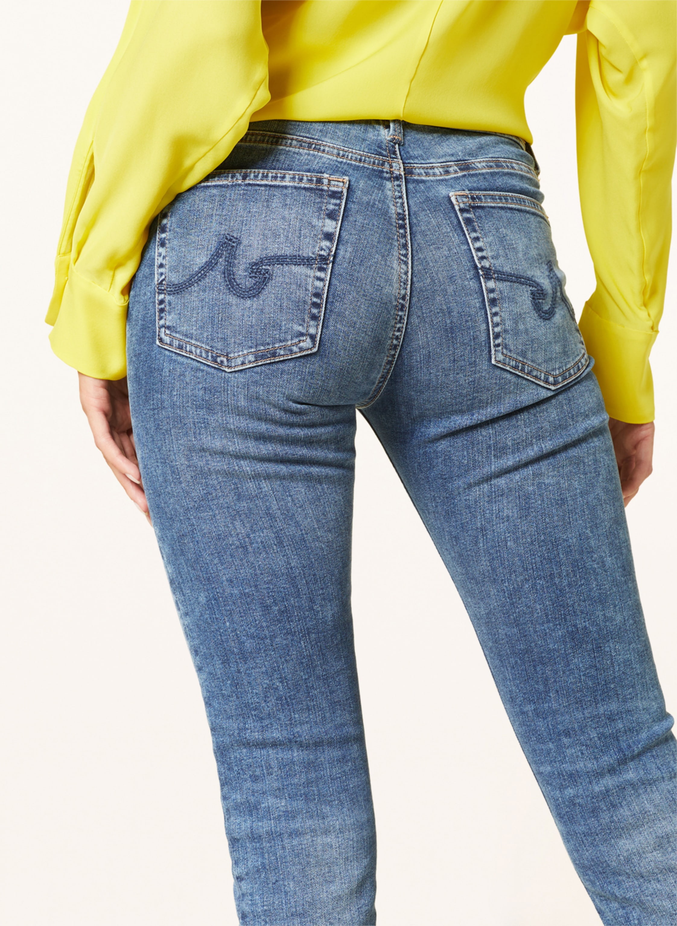 Thumbnail - Ag Jeans Straight Jeans Prima blau