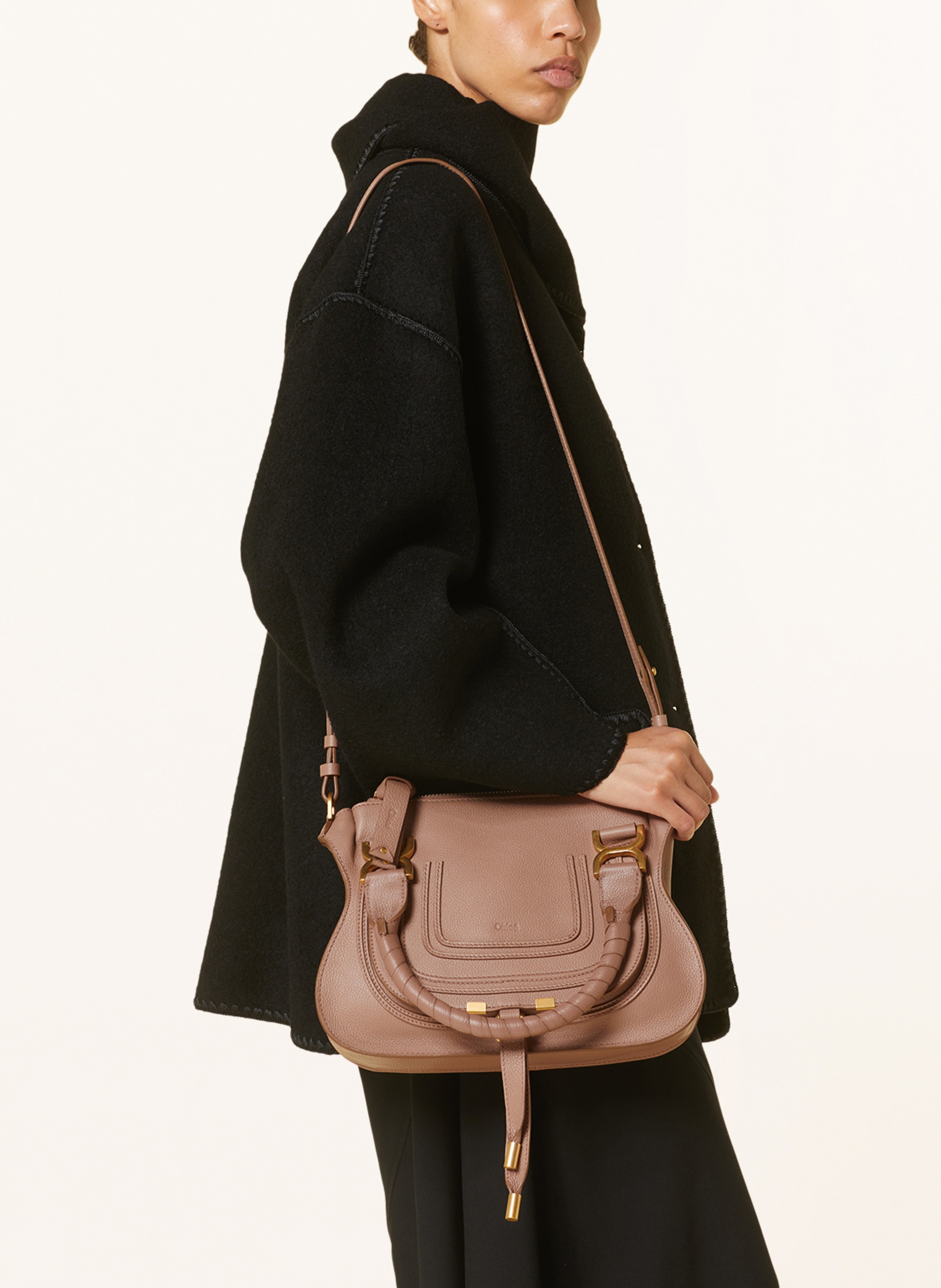 Thumbnail - Chloé Handtasche Marcie rosa