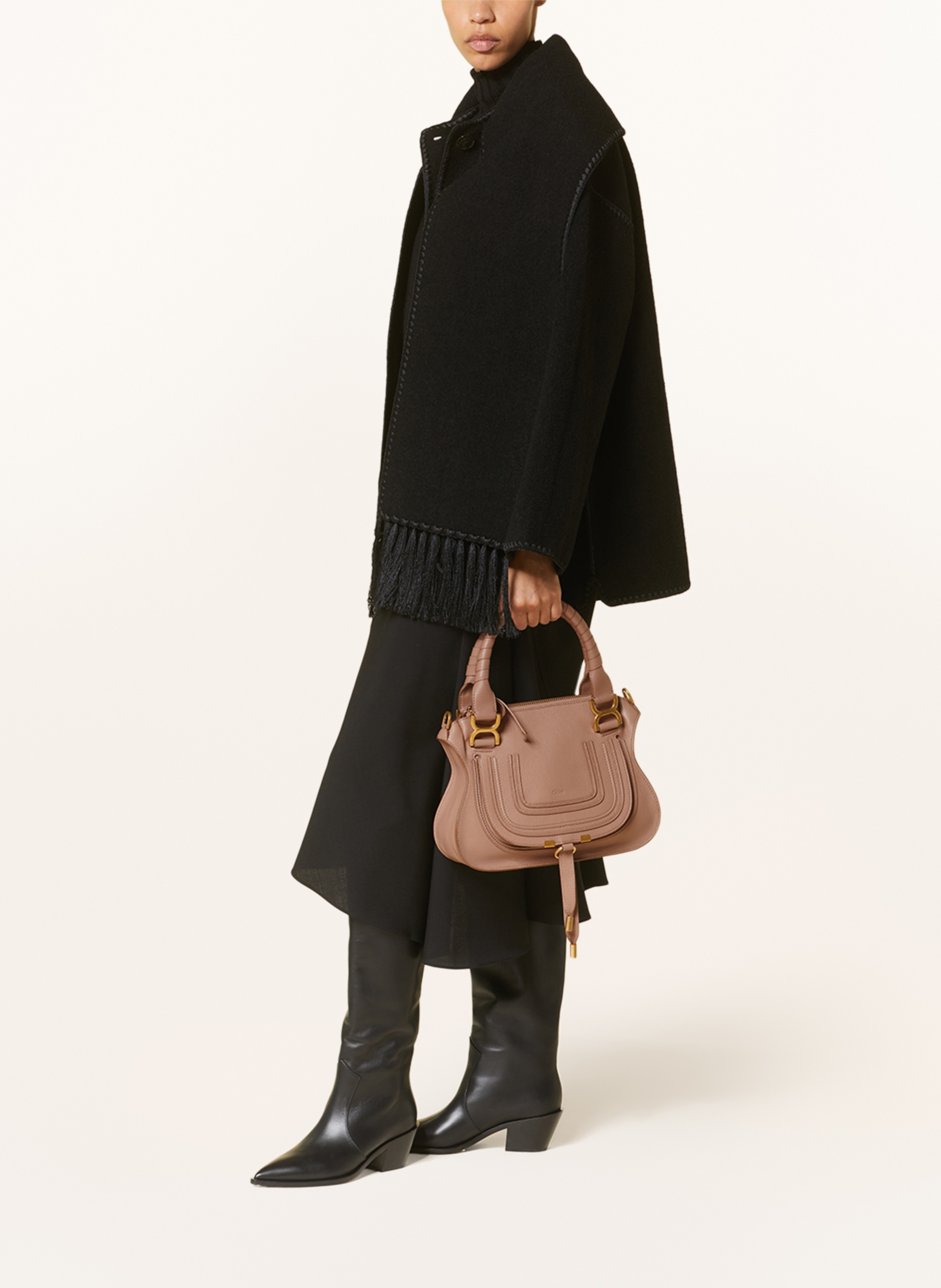 Thumbnail - Chloé Handtasche Marcie rosa