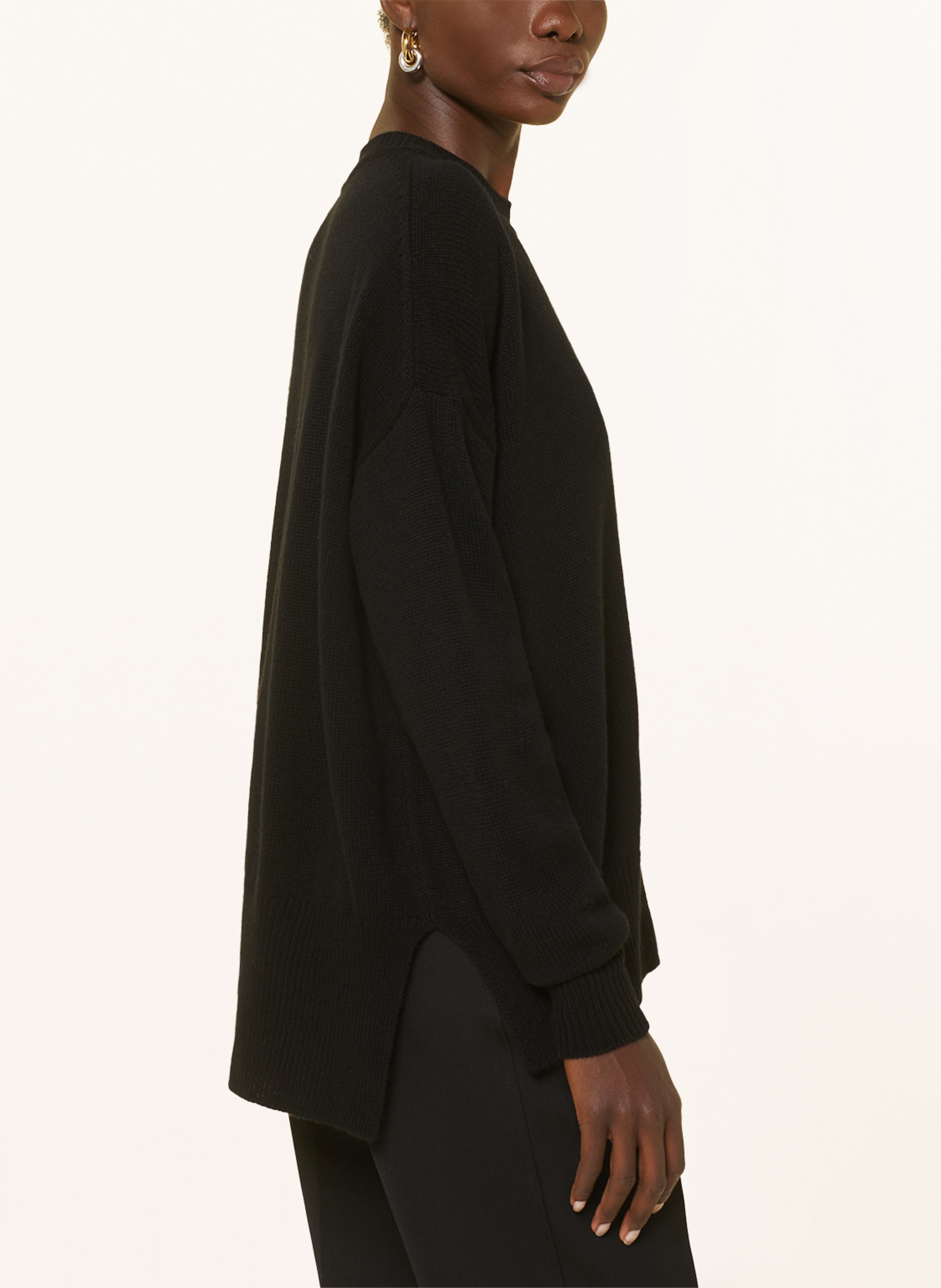 Thumbnail - Jil Sander Cashmere-Pullover schwarz