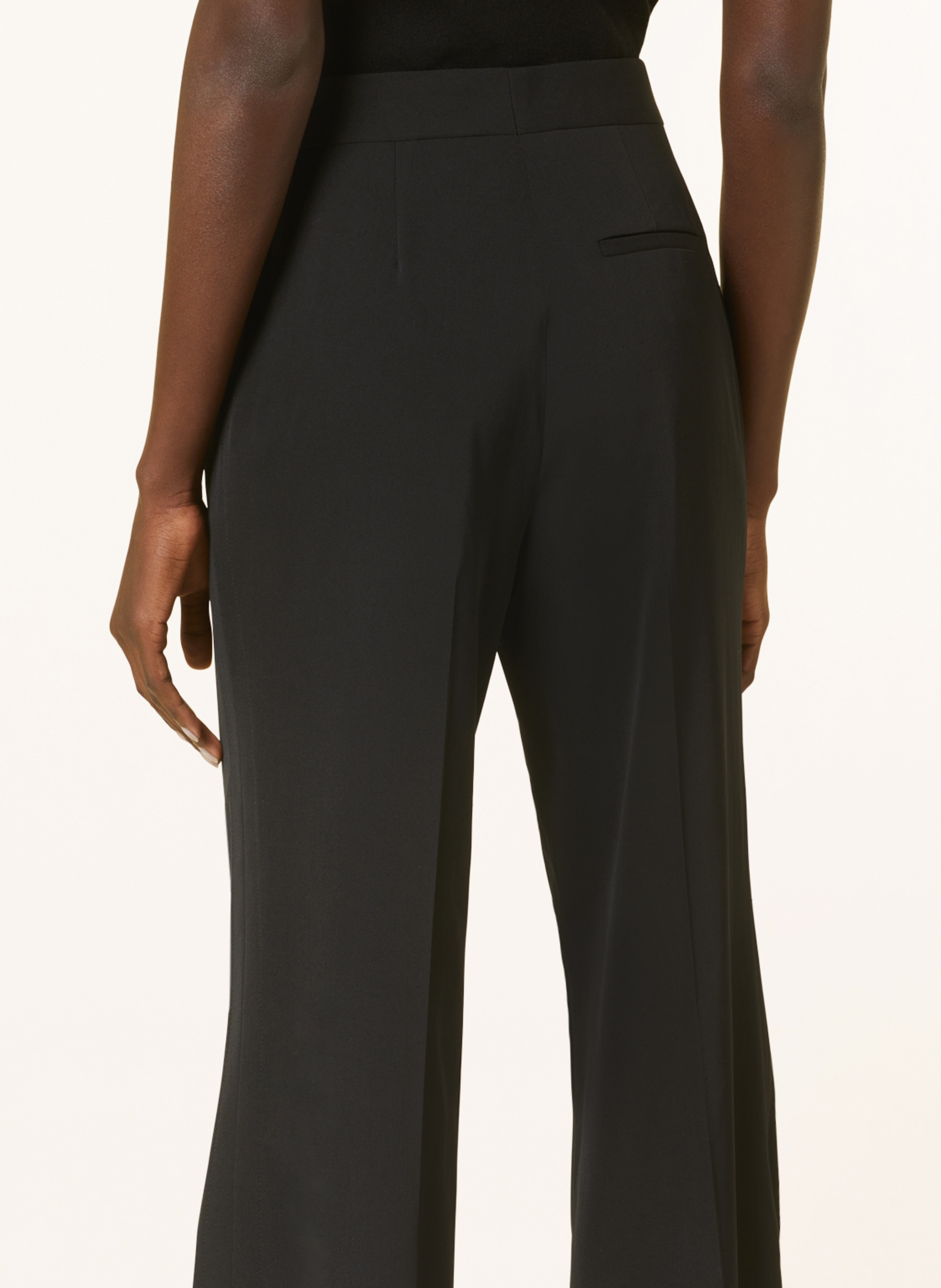 Thumbnail - Stella Mccartney Bootcut-Hose schwarz