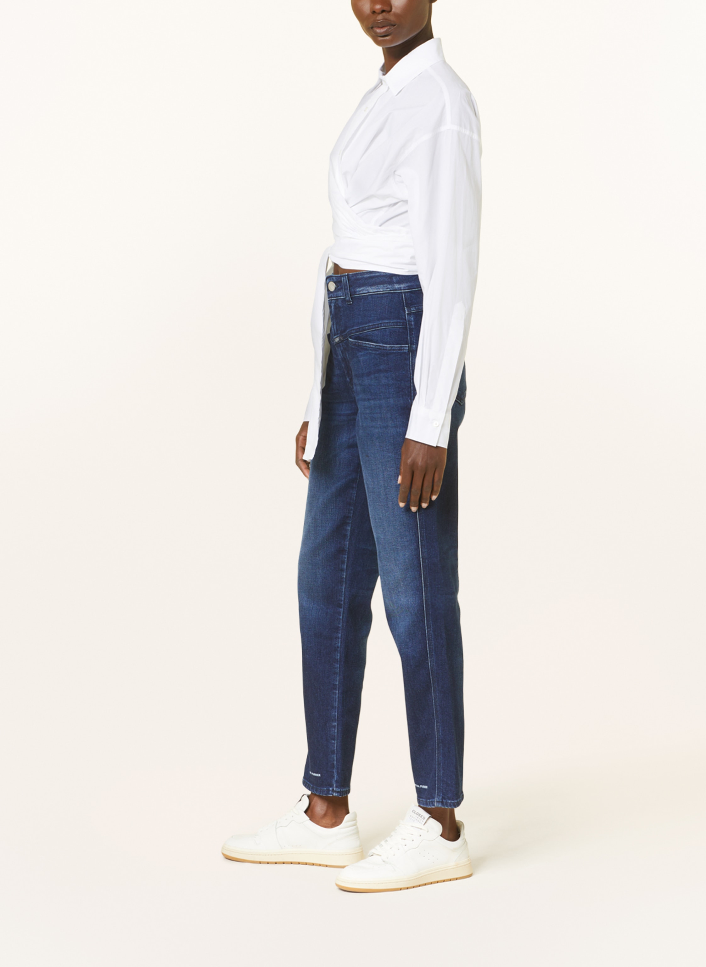 Thumbnail - Closed Cropped Jeans Pedal Pusher blau