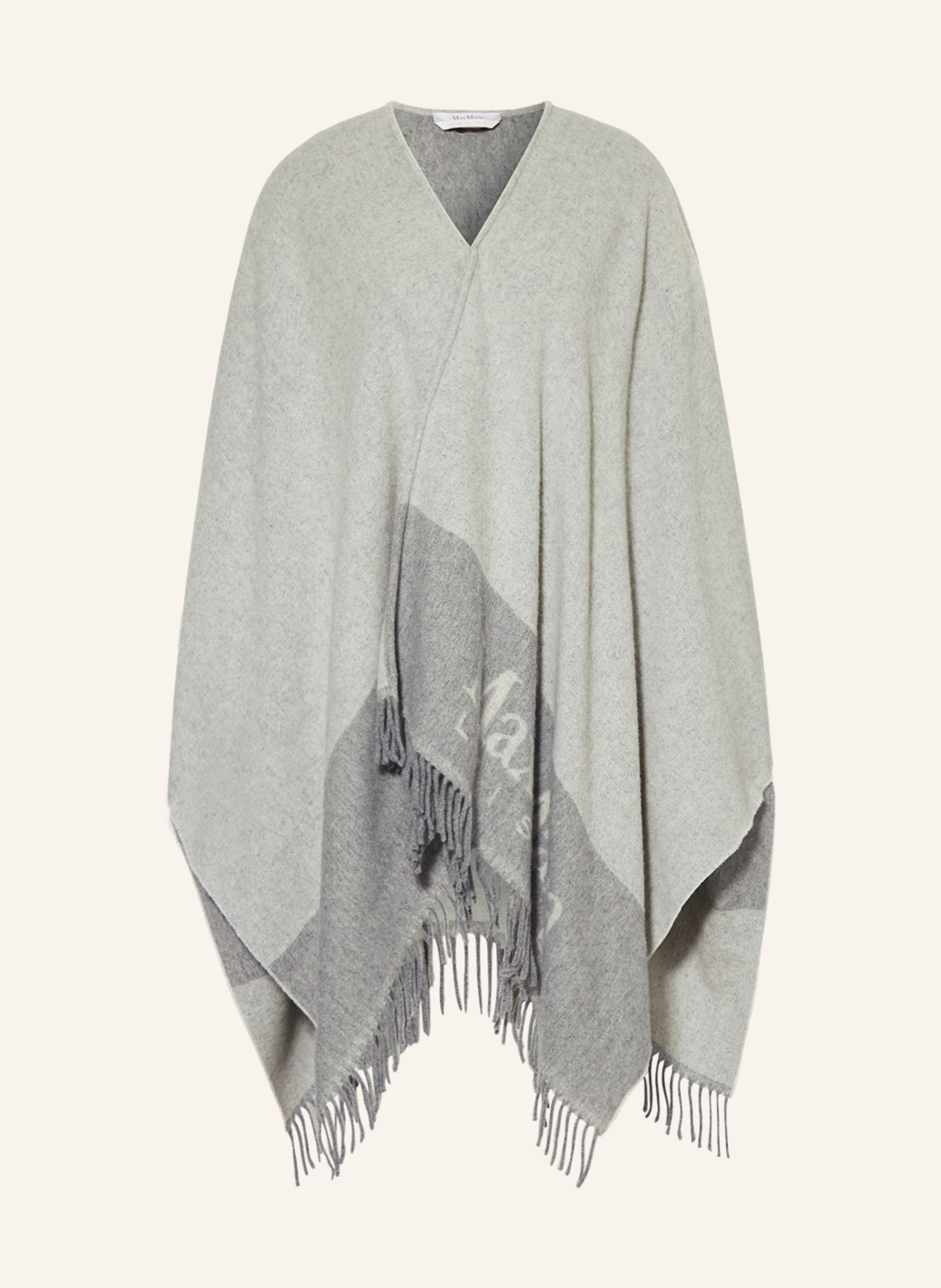 Rayson Poncho Damen Winter - Elegant Mit Ärmeln In Uni-Farben