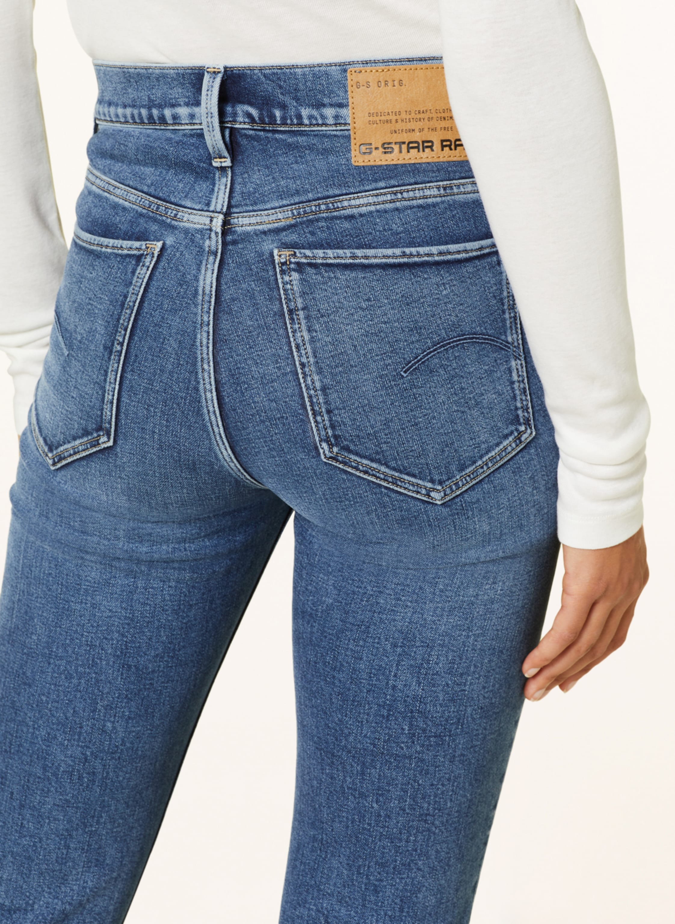 Thumbnail - G-Star Straight Jeans Strace blau