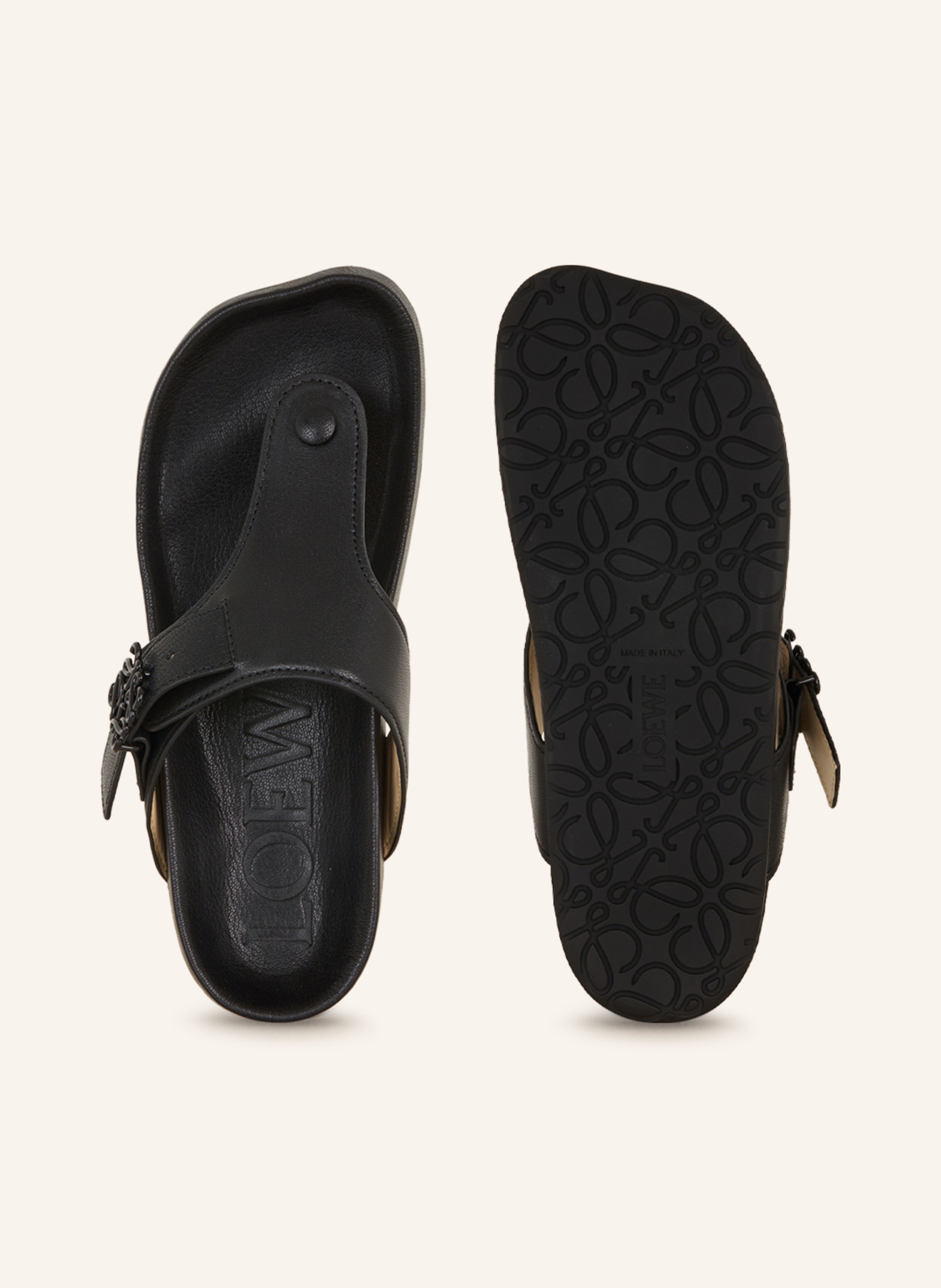 Loewe Zehentrenner schwarz – Bild 2