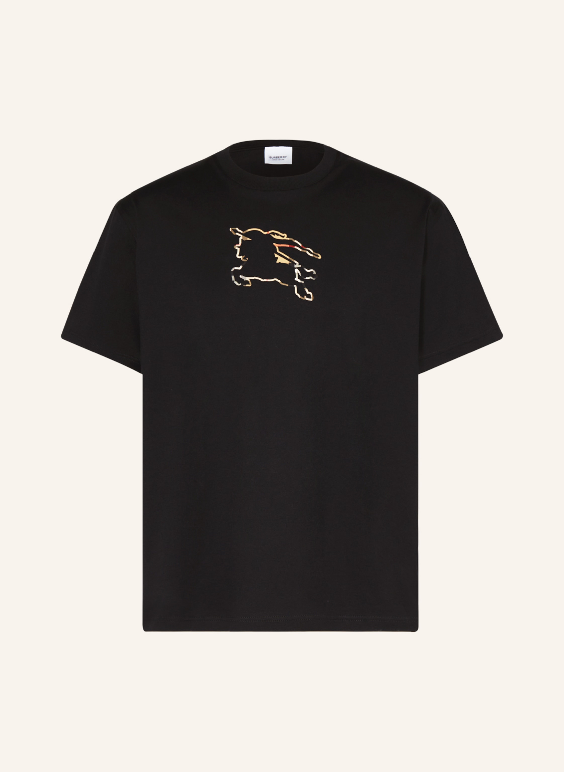 Burberry shirt with logo hotsell