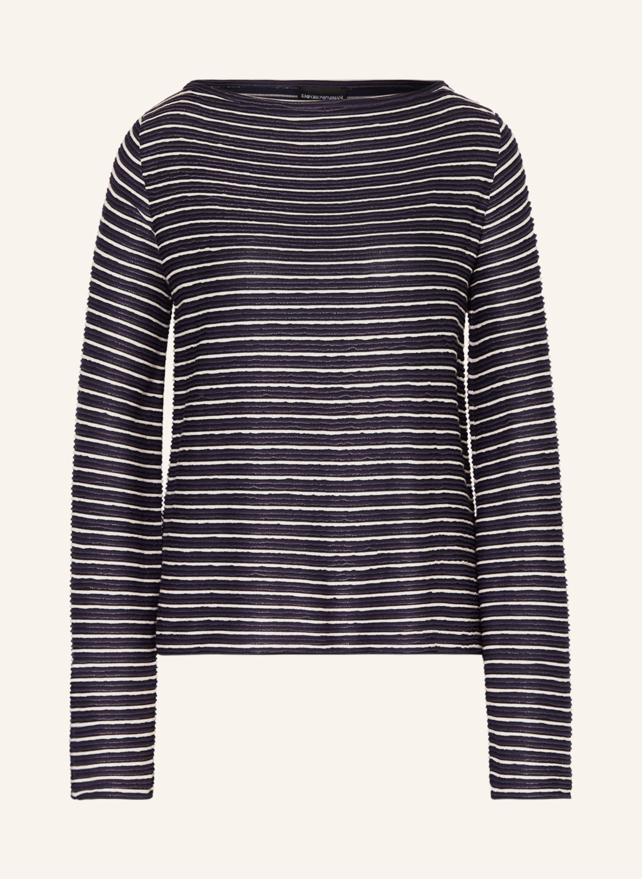 Armani black clearance long sleeve shirt