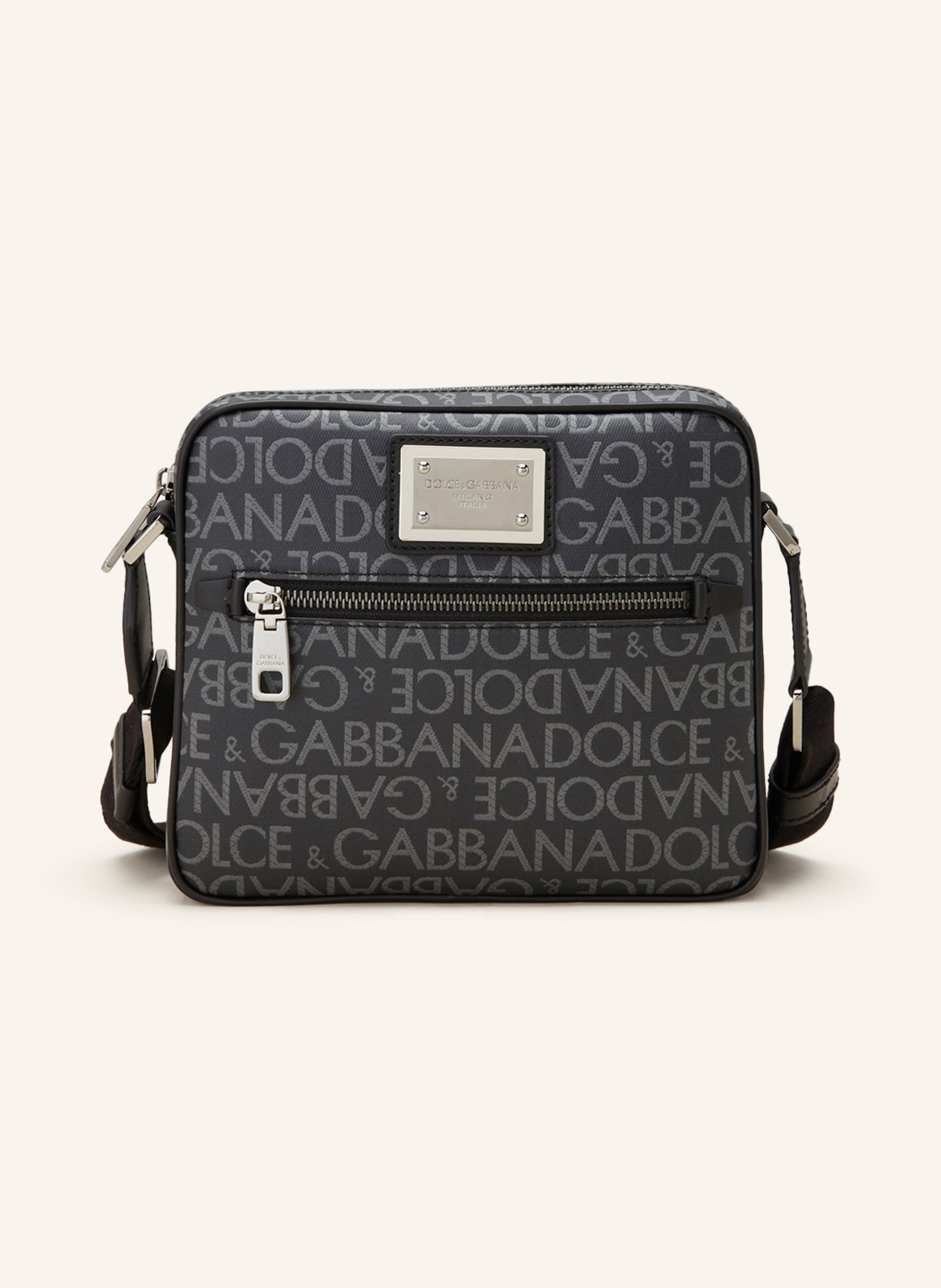 DOLCE GABBANA Crossbody bag in black gray
