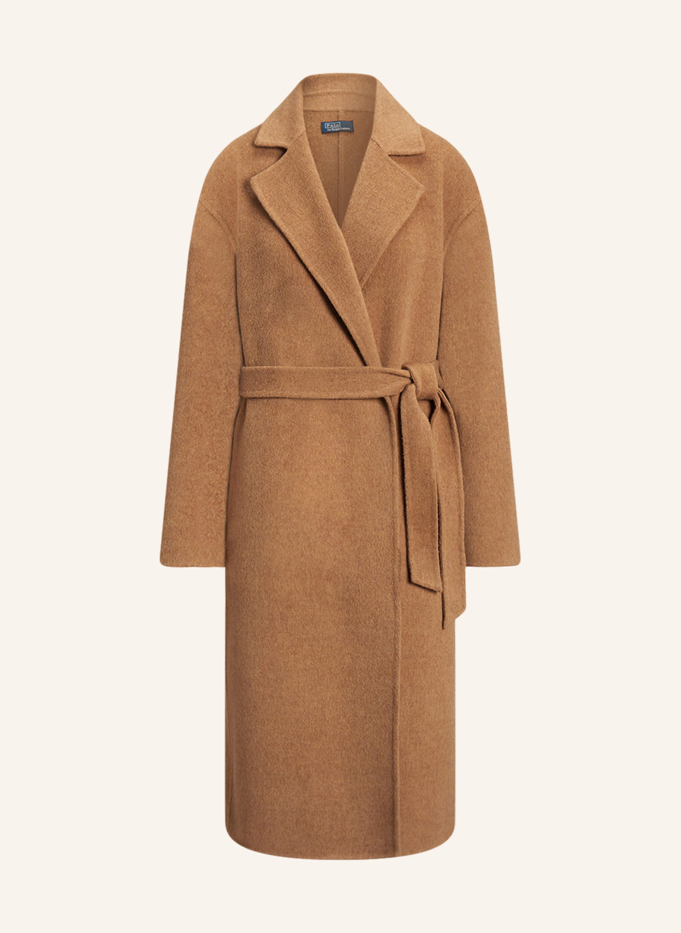 POLO RALPH LAUREN Wool coat in camel