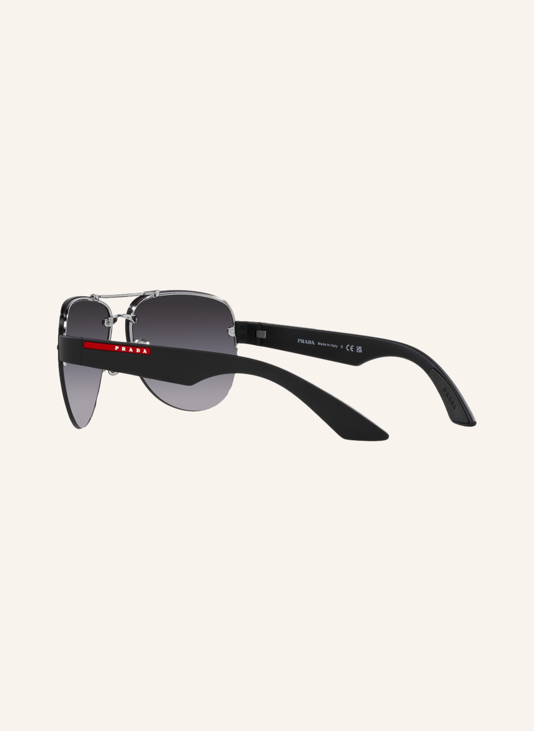 Thumbnail - Prada Linea Rossa Sonnenbrille Ps 55ys silber