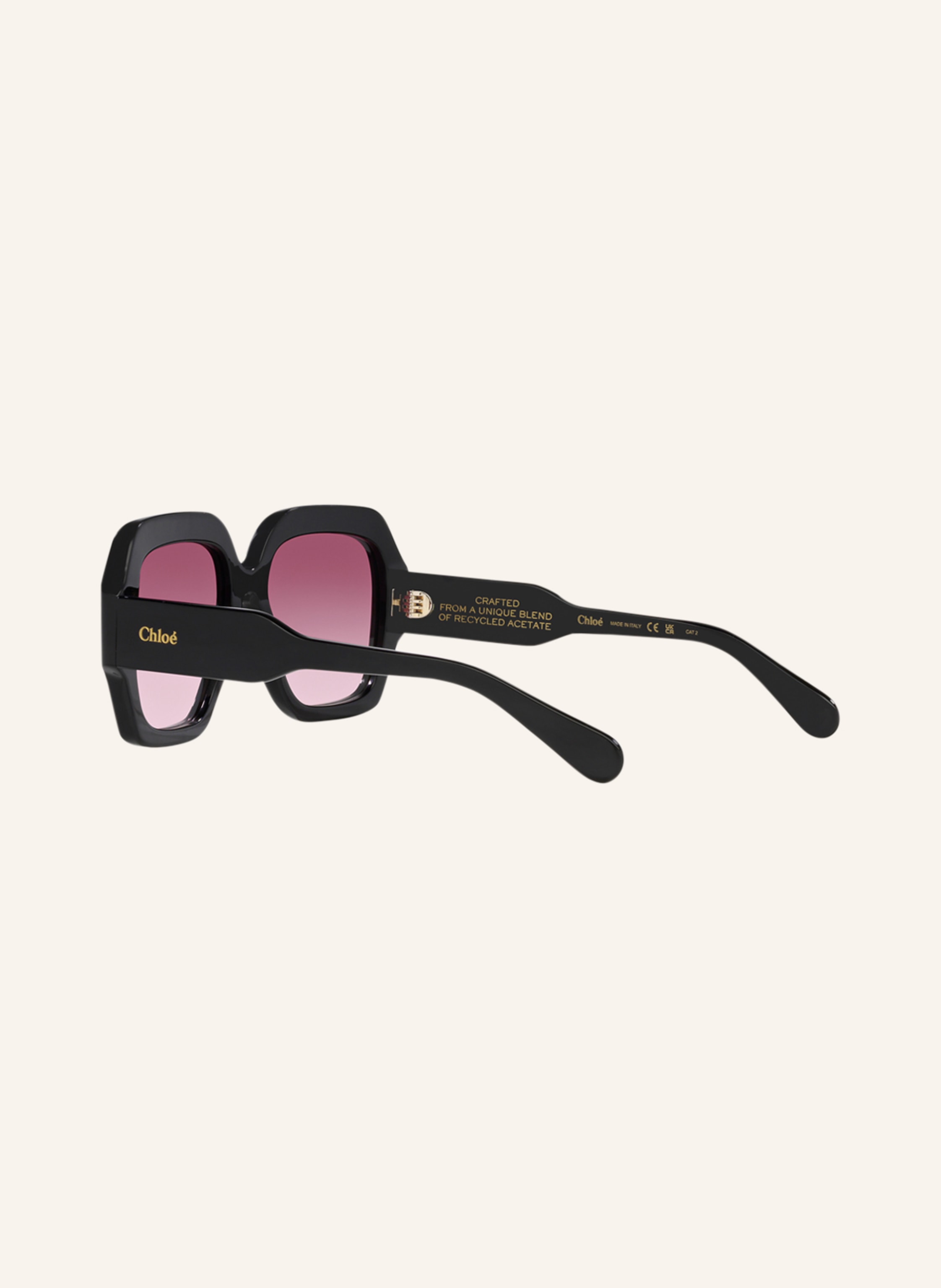 Thumbnail - Chloé Sonnenbrille ch0154s schwarz
