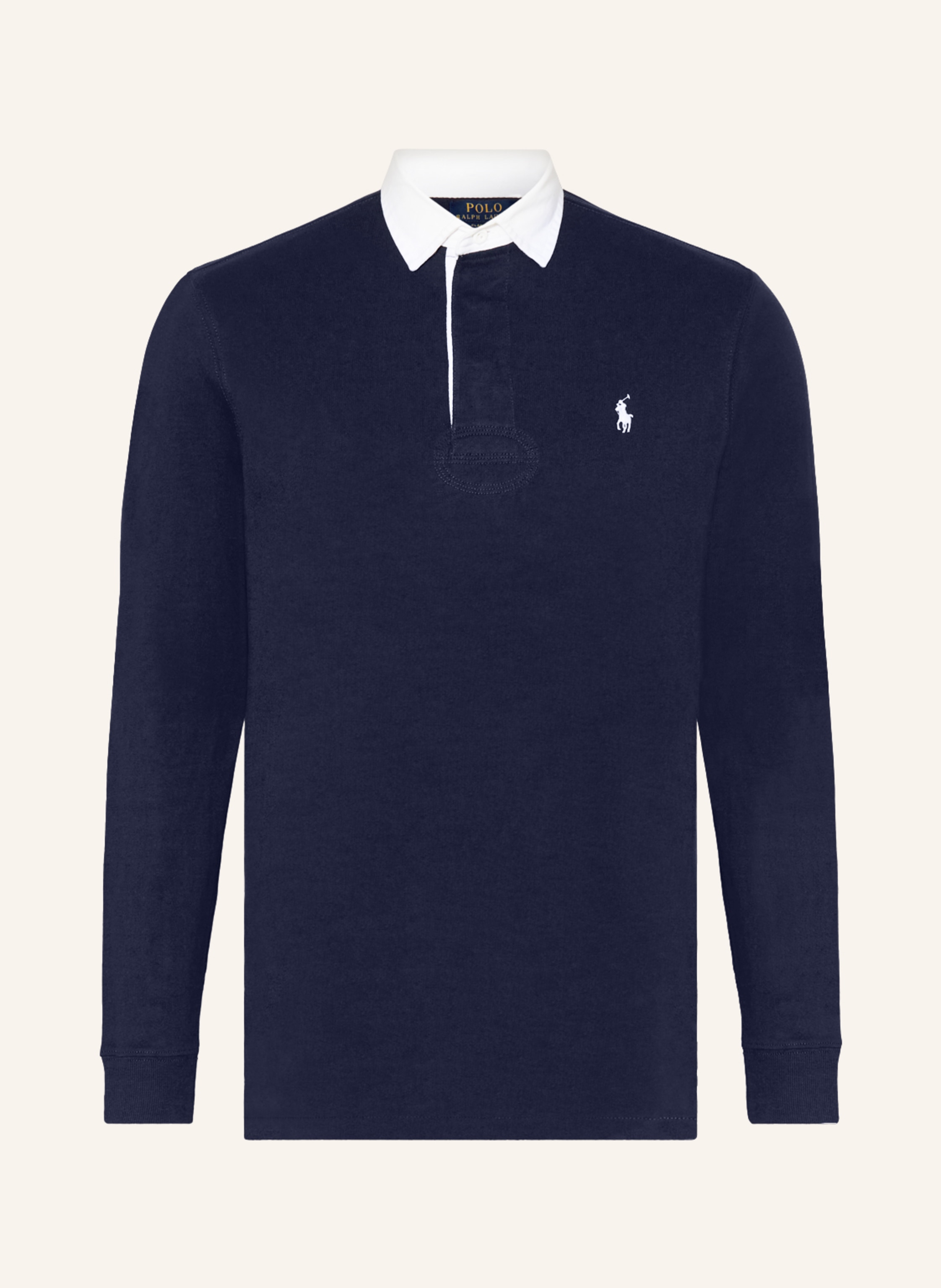 Ralph lauren grey rugby shirt deals