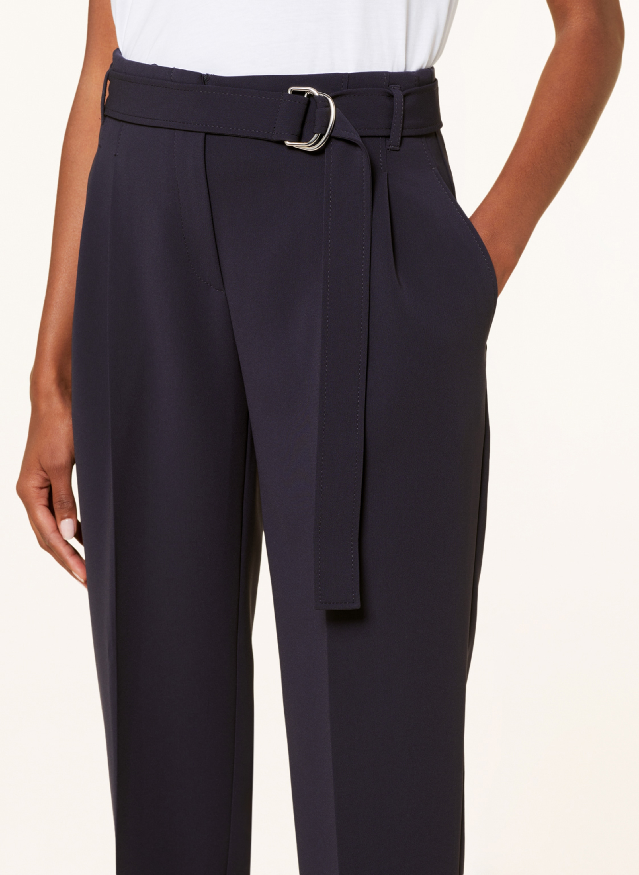 Thumbnail - Boss Paperbag-Hose Tapia blau