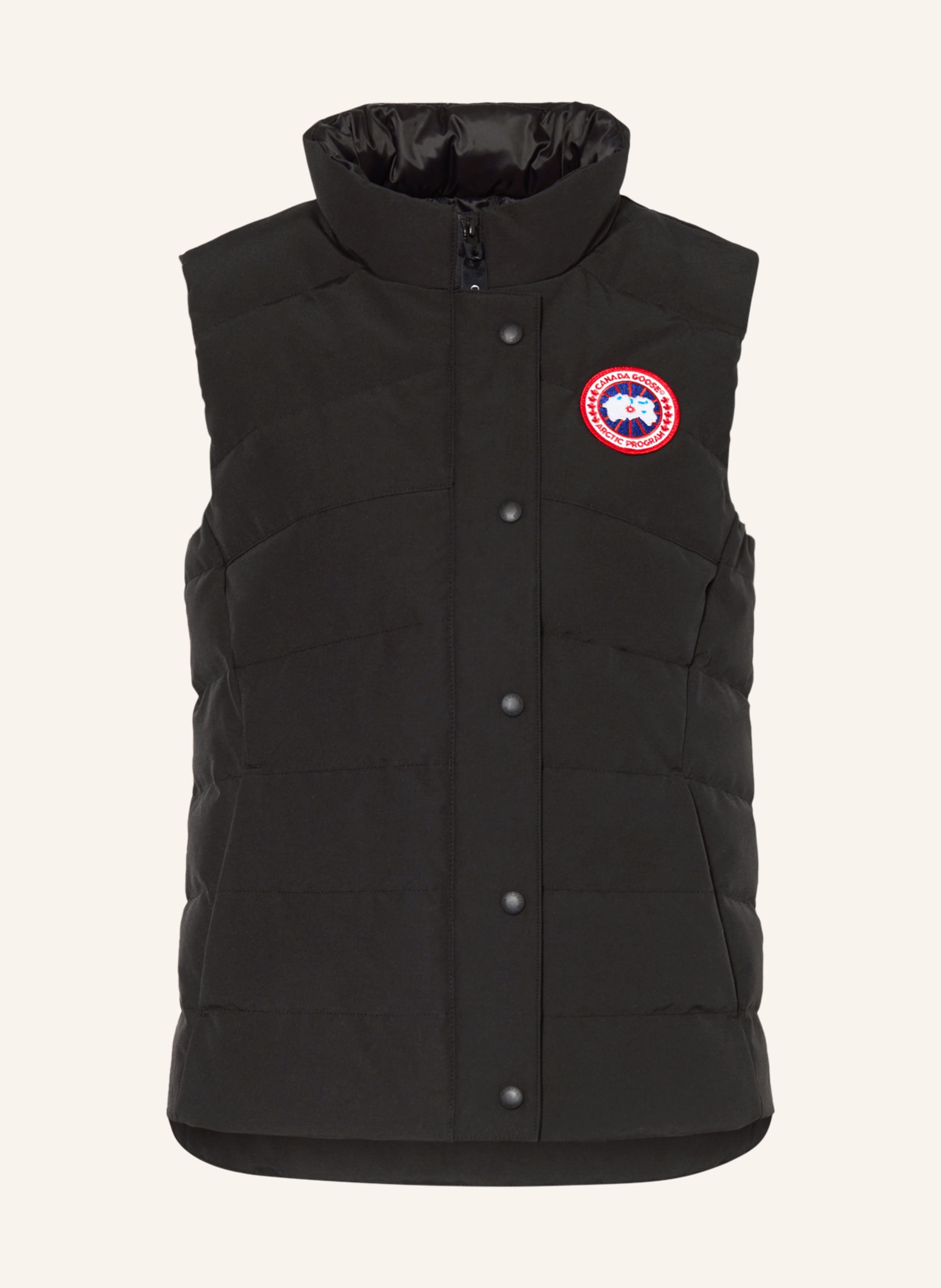 CANADA GOOSE Down vest FREESTYLE in black
