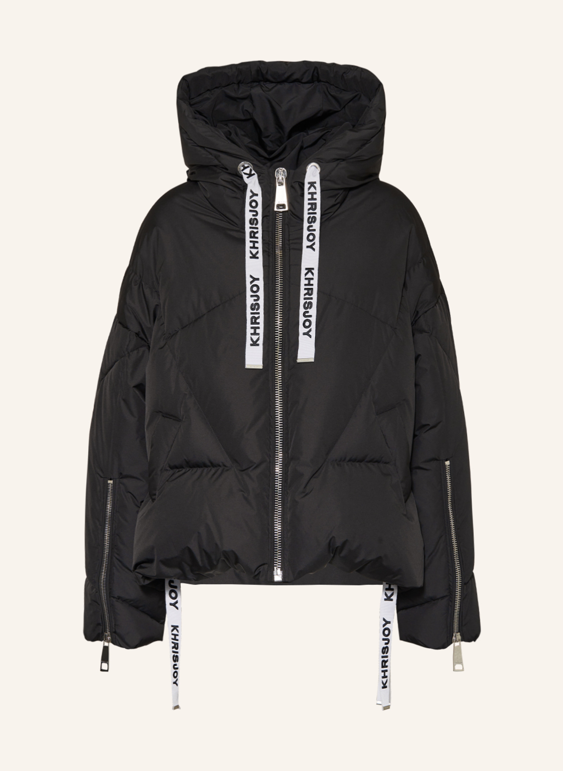 KHRISJOY Oversized down jacket KHRIS ICONIC in black