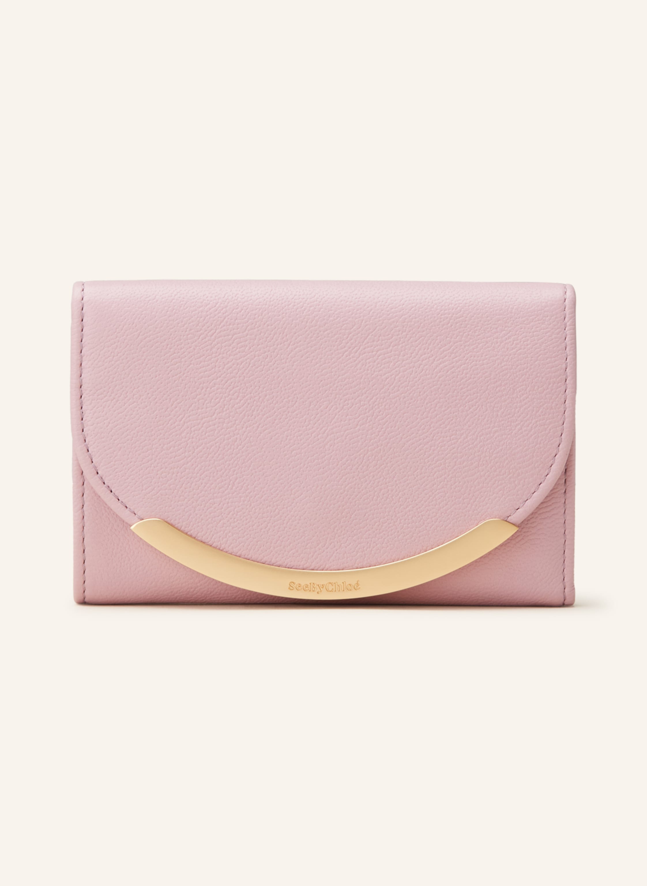 Patrizia Pepe women's card holder with applied logo Lilac
