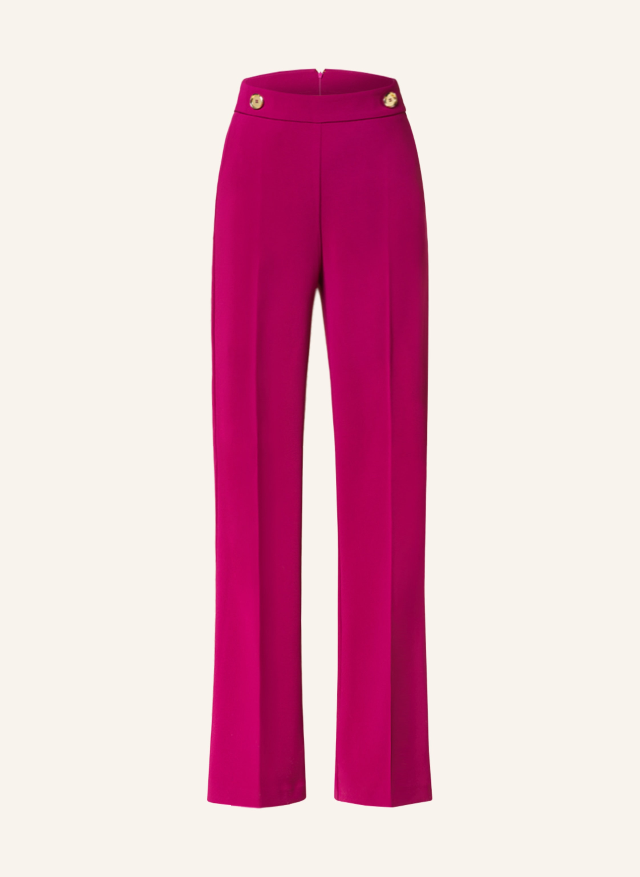 Fuchsia pink cheap wide leg trousers