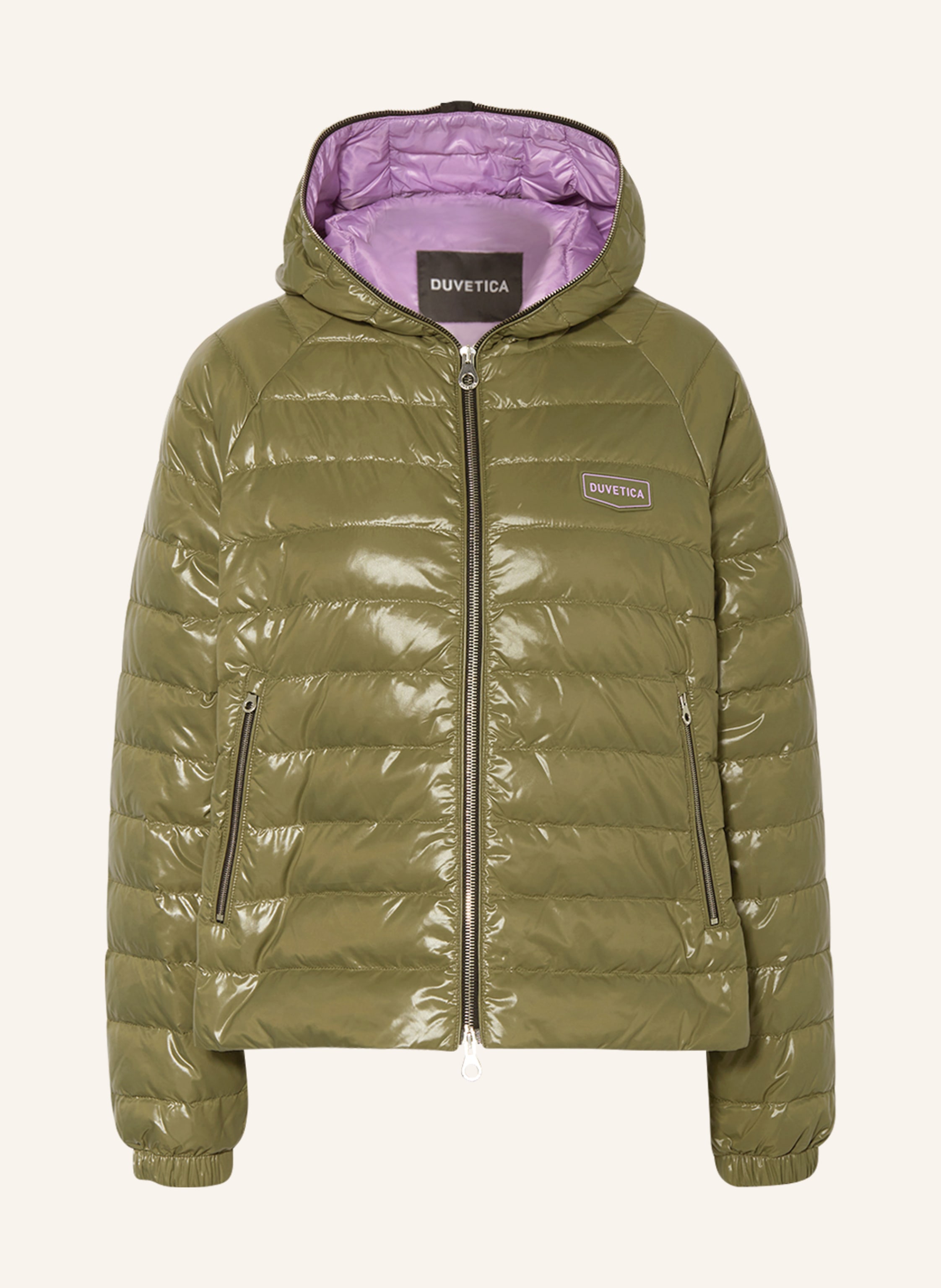 DUVETICA Down jacket CAROMA in olive