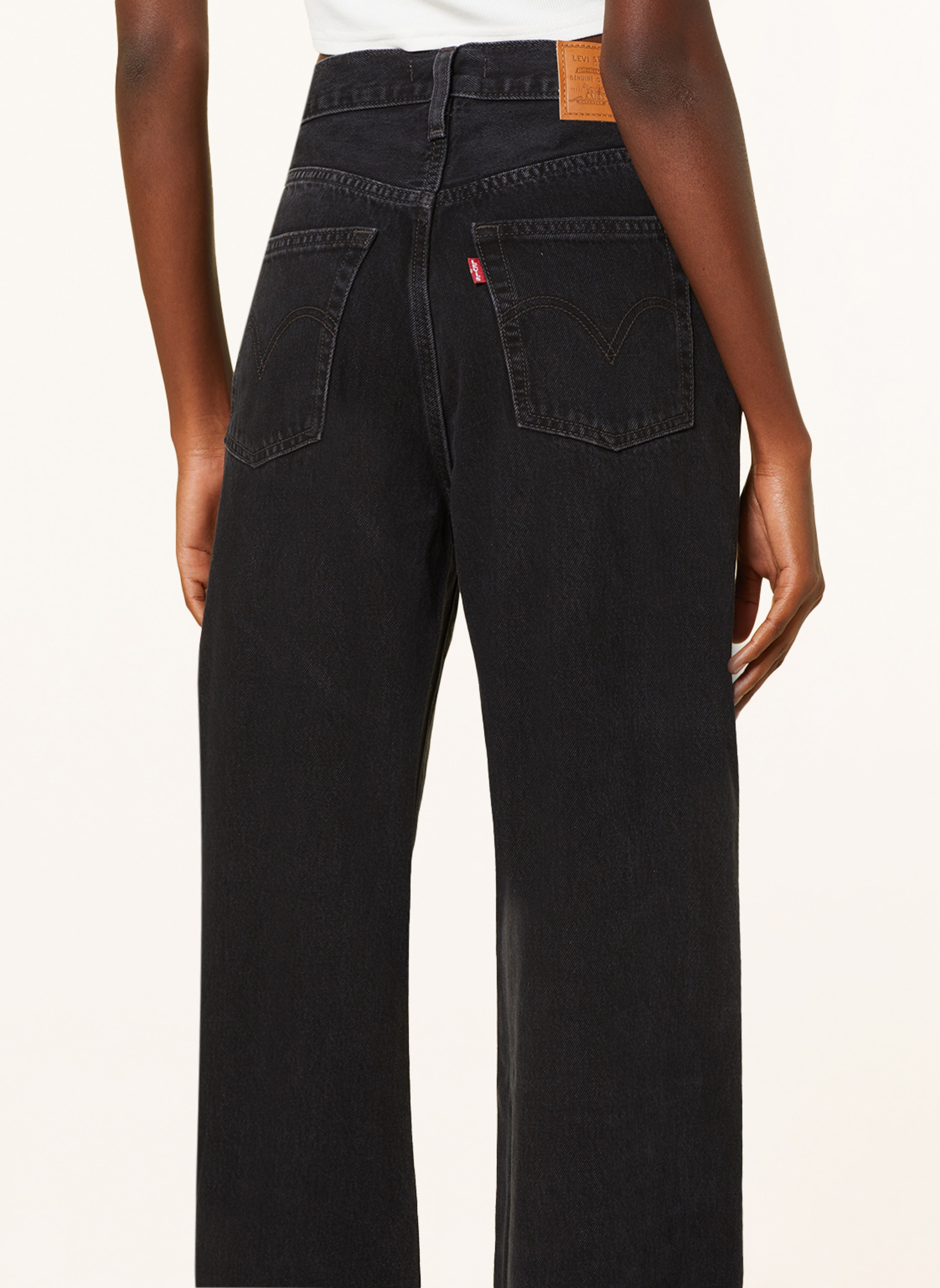 Thumbnail - Levi's® Wide Leg Jeans Ribcage schwarz