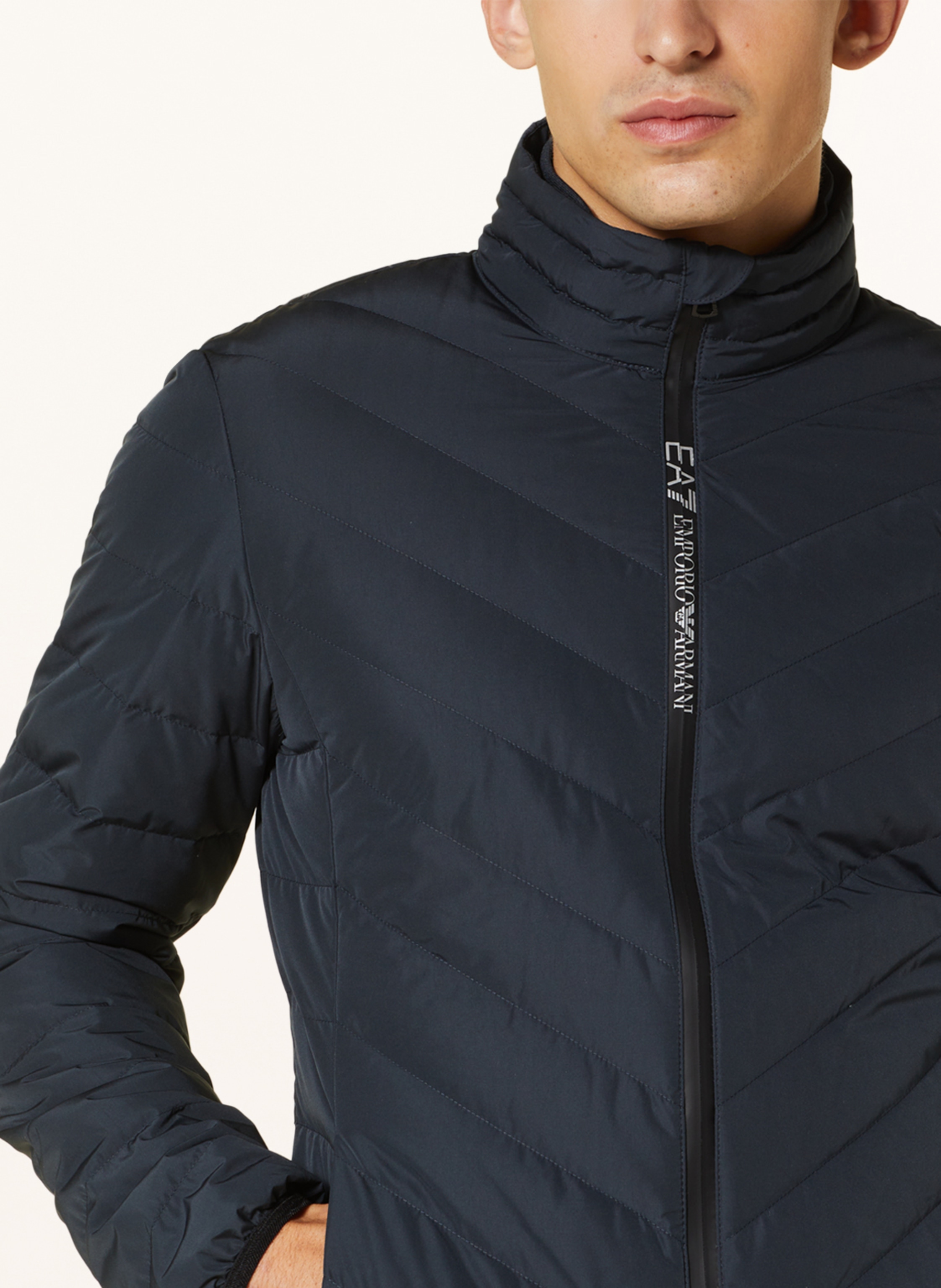 Thumbnail - ea7 Emporio Armani Lightweight-Daunenjacke blau