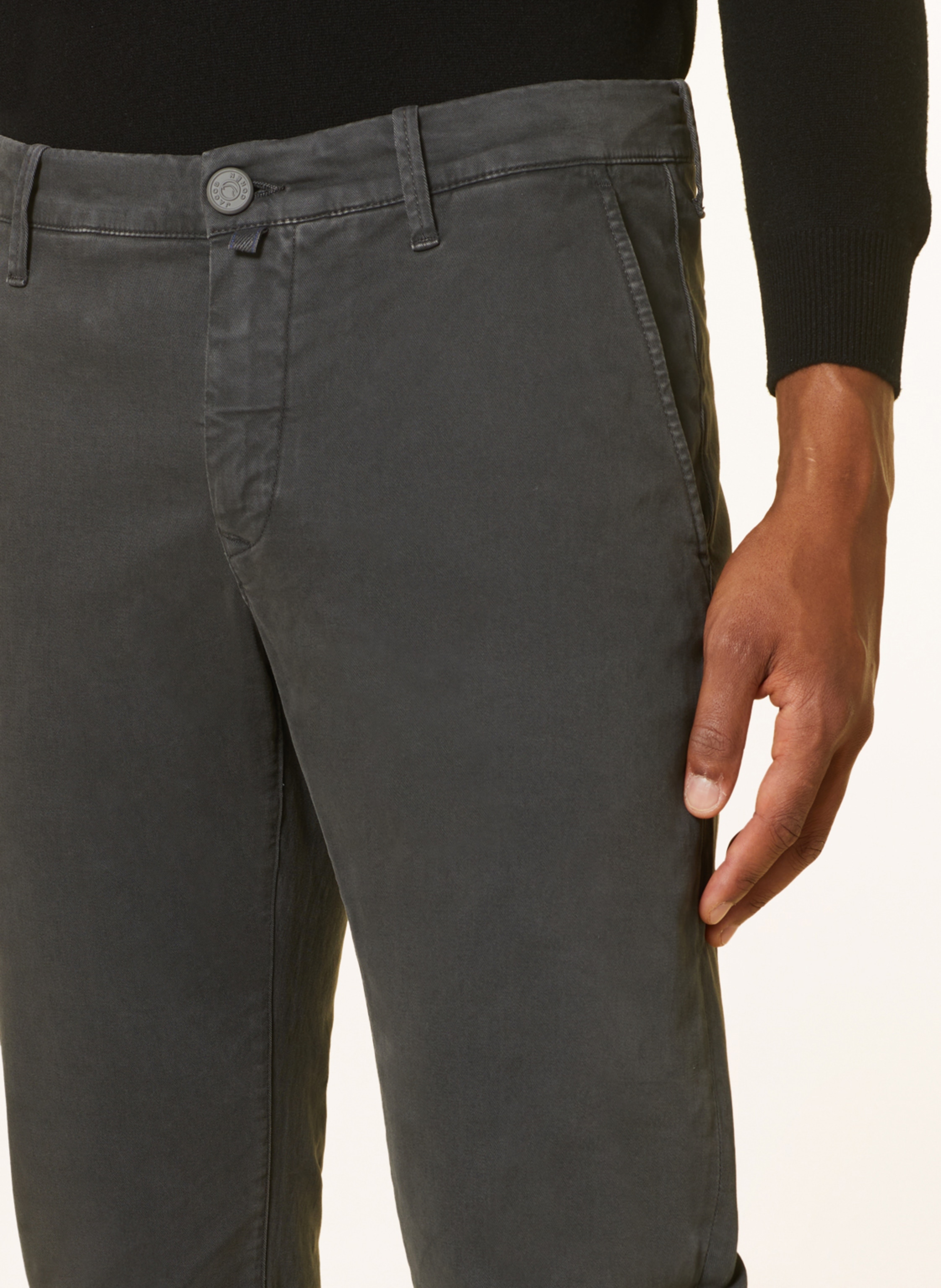 Thumbnail - Jacob Cohen Chino Bobby Slim Fit grau