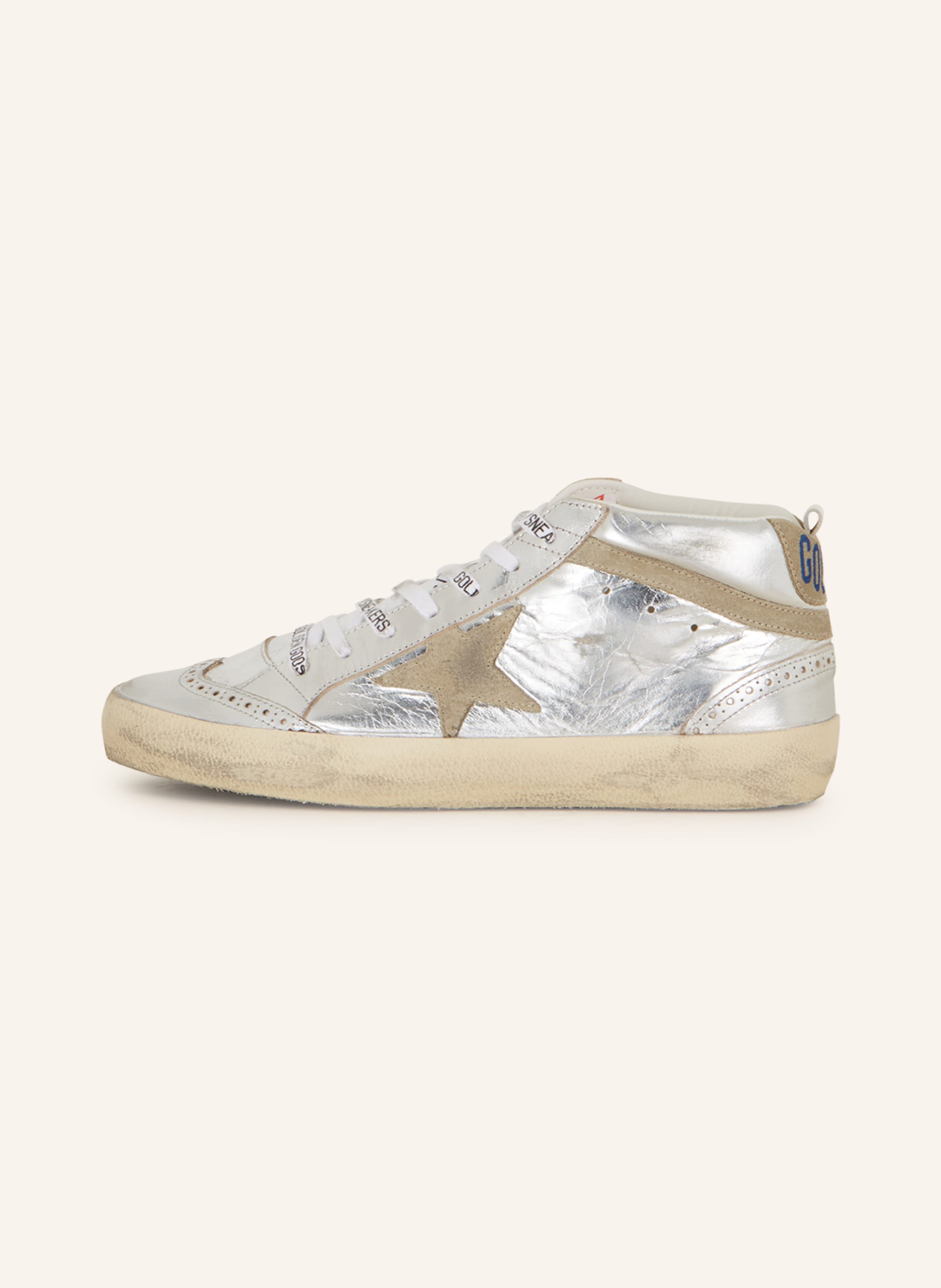Thumbnail - Golden Goose Sneaker Mid Star silber